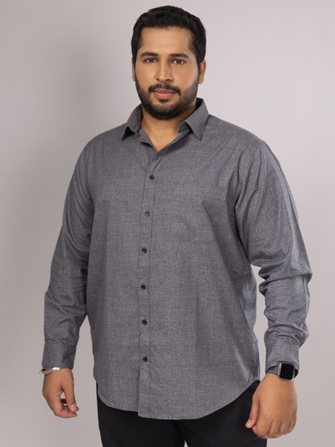 Sizeupp Men Plus Size Standard Oversized Fit Spread Collar Solid Cotton Casual Shirt, Grey
Sizeupp Men Plus Size Standard Oversized Fit Spread Collar Solid Cotton Casual Shirt, Grey