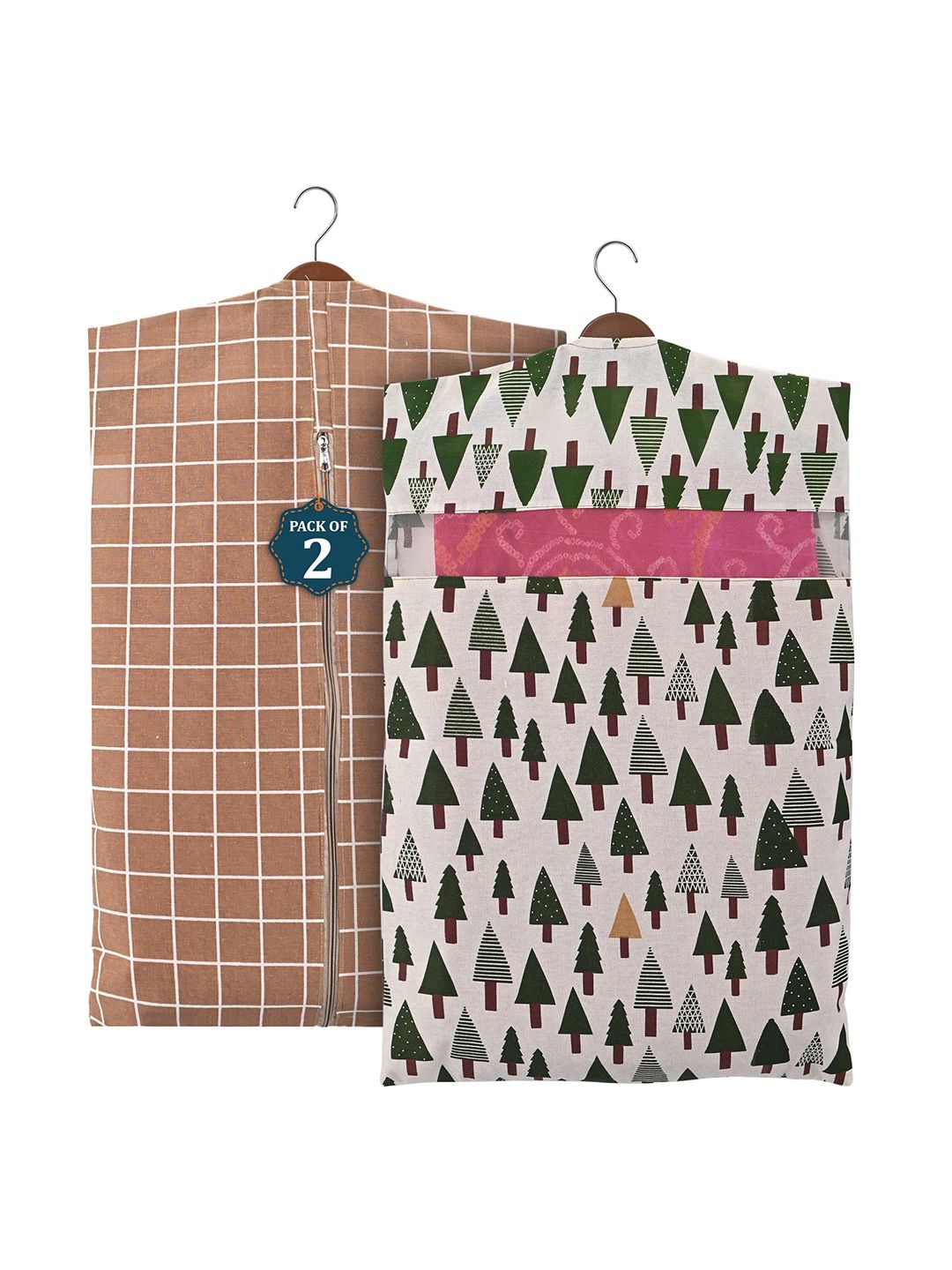 Kuber Industries Brown 2 Pieces Printed Mesh Cotton Hanging Storage Covers Organisers
Kuber Industries Brown 2 Pieces Printed Mesh Cotton Hanging Storage Covers Organisers