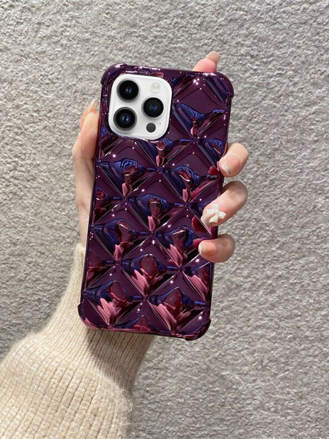 Luxury Kase Solid Printed iPhone 12 Pro Max Back Case Mobile Accessories, Purple
Luxury Kase Solid Printed iPhone 12 Pro Max Back Case Mobile Accessories, Purple