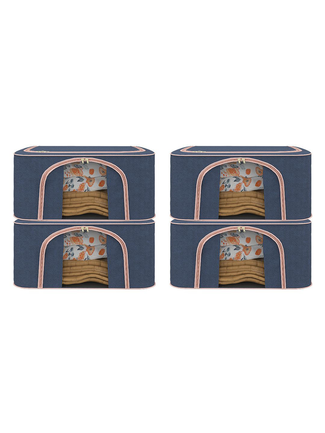 Kuber Industries Navy Blue& Pink Set of 4 Reusable Drawer Organisers
Kuber Industries Navy Blue& Pink Set of 4 Reusable Drawer Organisers