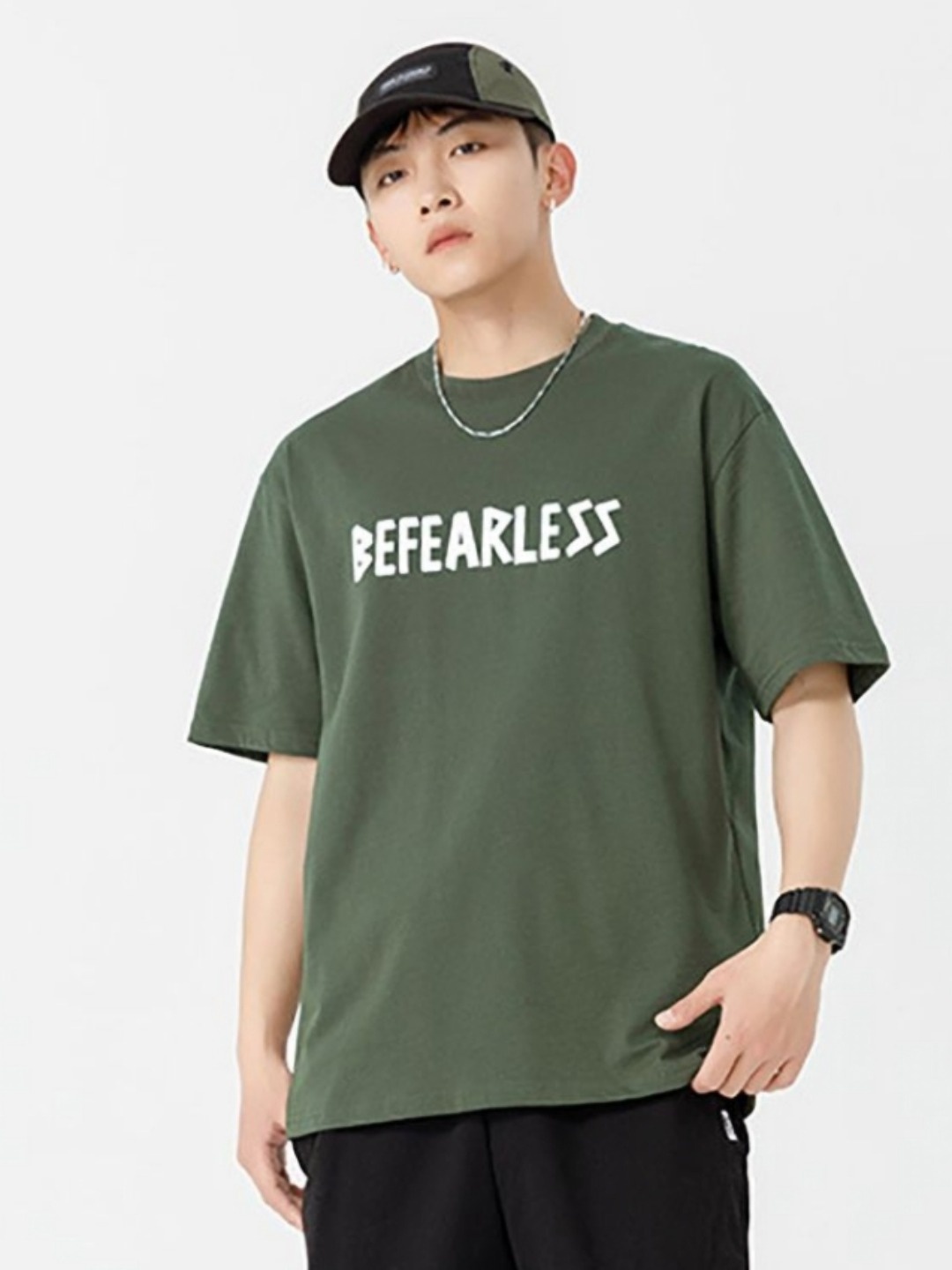 StyleCast x Revolte Men Typography Printed Round Neck Cotton Oversized T-shirt, Green
StyleCast x Revolte Men Typography Printed Round Neck Cotton Oversized T-shirt, Green