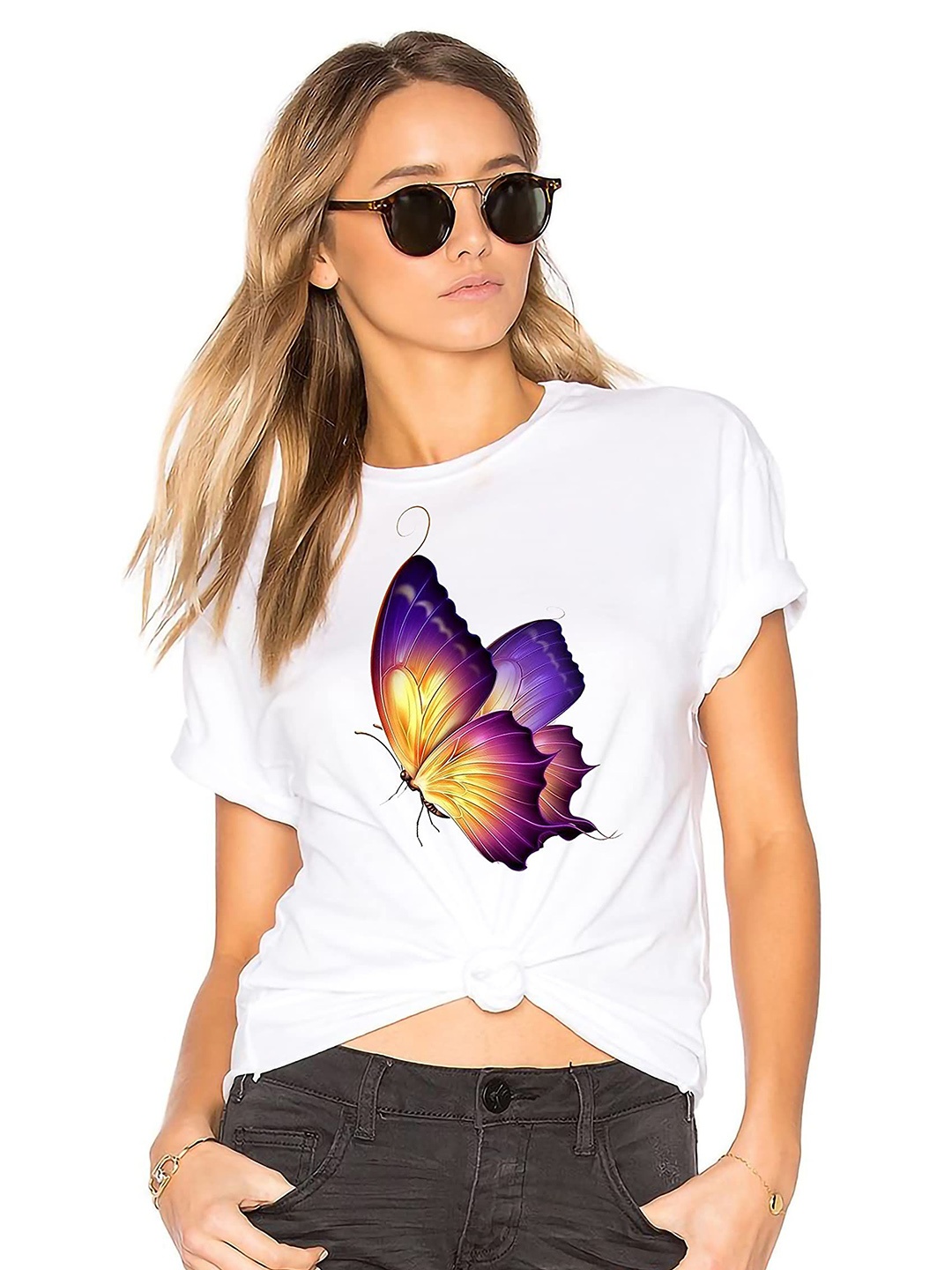 VLAM Women Graphic Printed Drop-Shoulder Sleeves Relaxed Fit Casual T-shirt, White
VLAM Women Graphic Printed Drop-Shoulder Sleeves Relaxed Fit Casual T-shirt, White