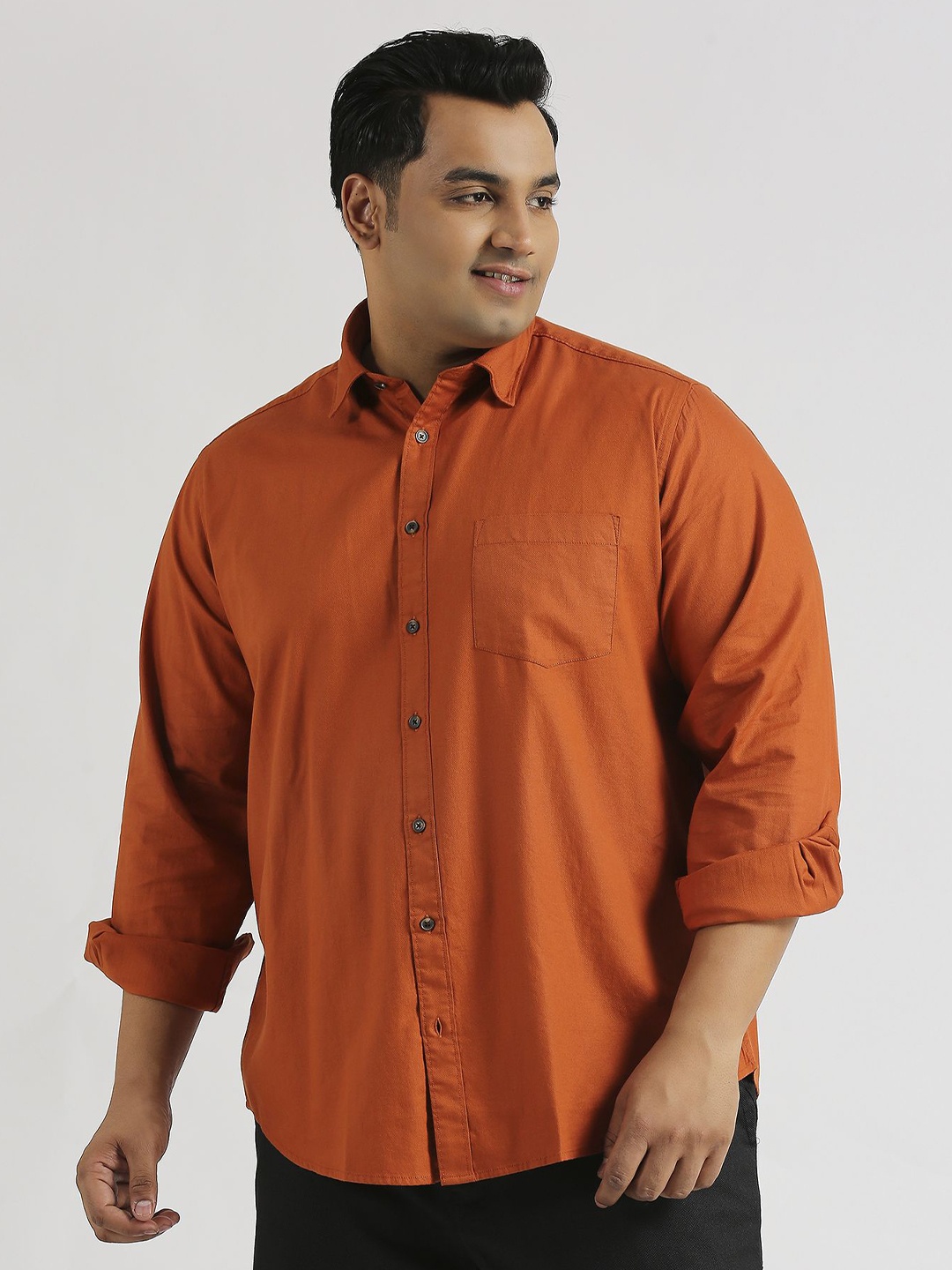 Sizeupp Men Plus Size Standard Oversized Fit Spread Collar Solid Cotton Casual Shirt, Rust
Sizeupp Men Plus Size Standard Oversized Fit Spread Collar Solid Cotton Casual Shirt, Rust
