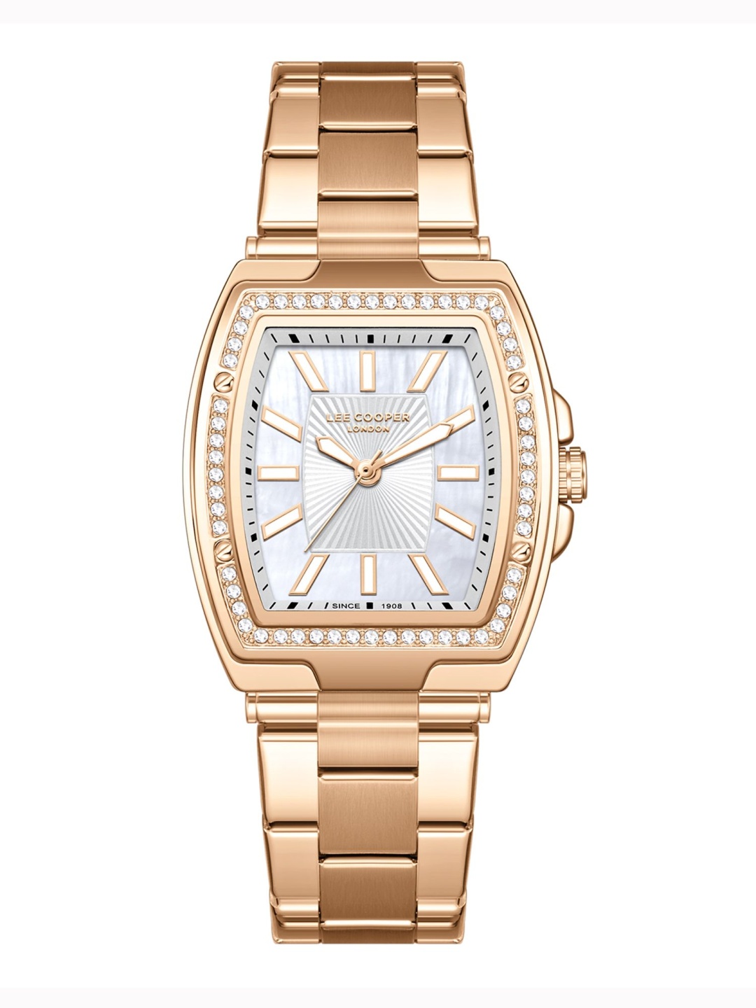 Lee Cooper Women Brass Dial & Stainless Steel Bracelet Style Straps Analogue Watch LC08058.430, Silver
Lee Cooper Women Brass Dial & Stainless Steel Bracelet Style Straps Analogue Watch LC08058.430, Silver