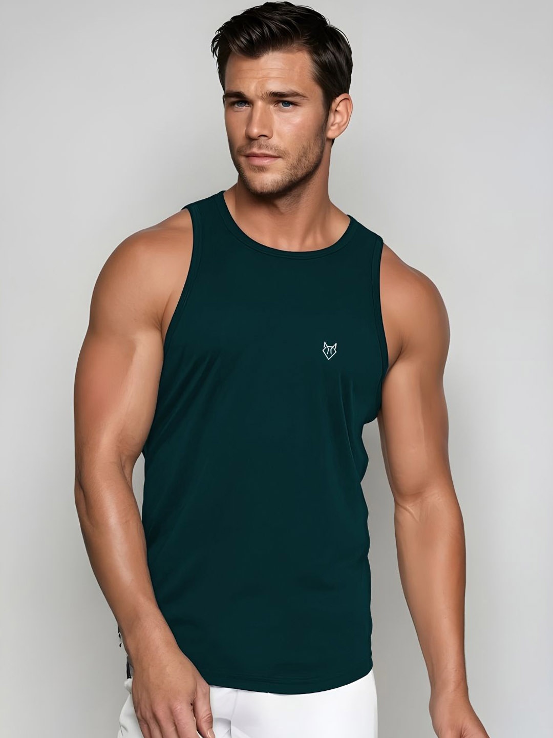 Body Mechanics Men Slim Fit Round Neck Innerwear Vests MN-SSG106A-seagreen-M, Sea green
Body Mechanics Men Slim Fit Round Neck Innerwear Vests MN-SSG106A-seagreen-M, Sea green