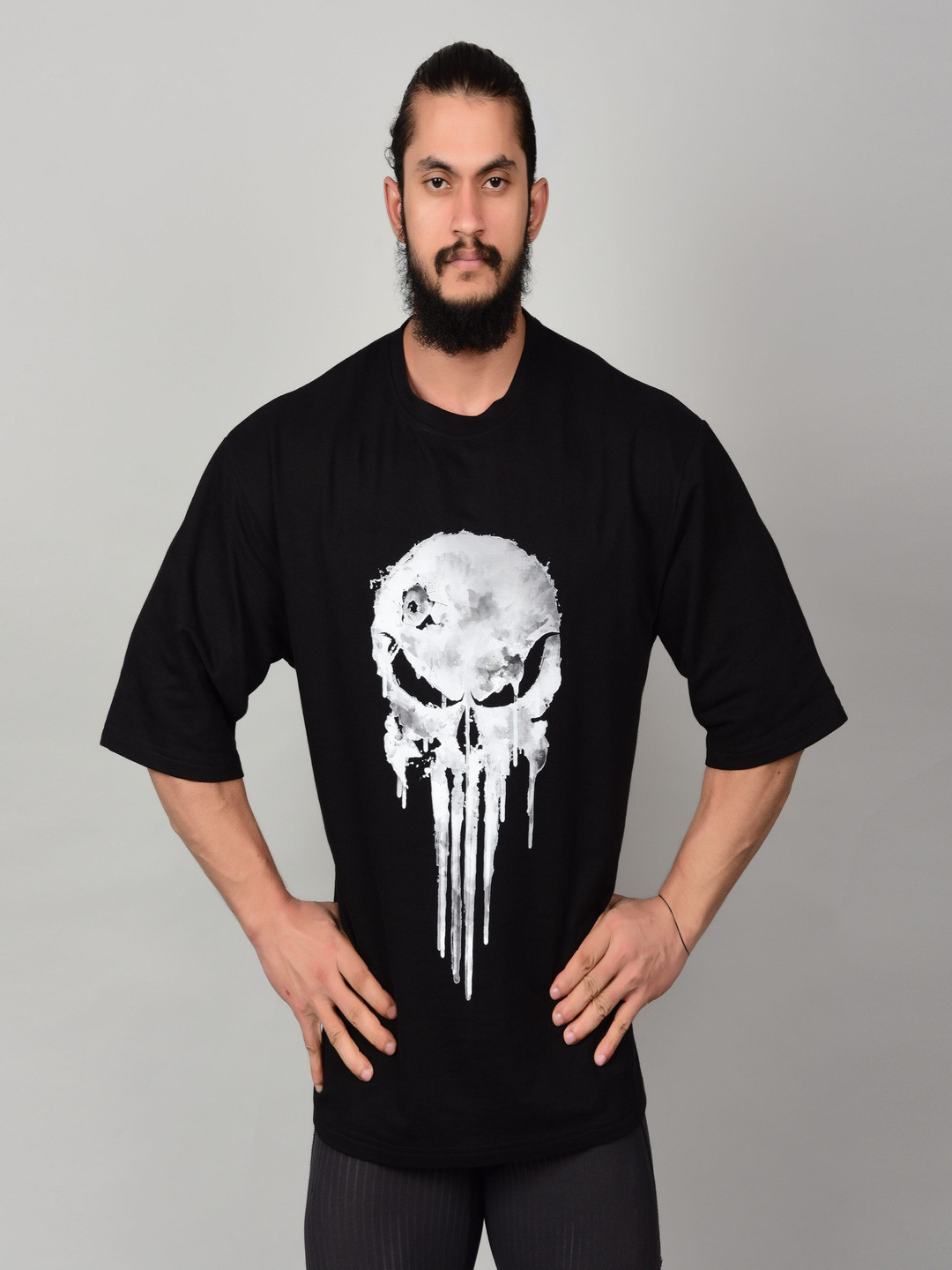 Edyssa Men Printed T-shirt, Black
Edyssa Men Printed T-shirt, Black