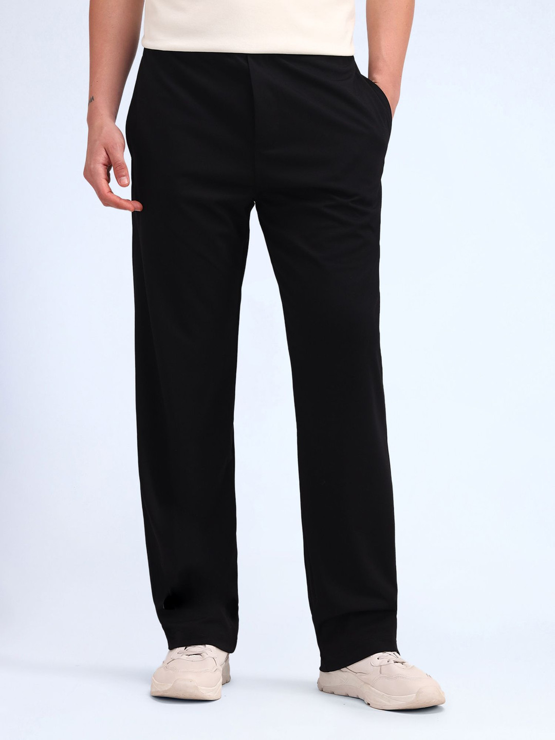 Flying Machine Men Slim Fit Trousers, Black
Flying Machine Men Slim Fit Trousers, Black