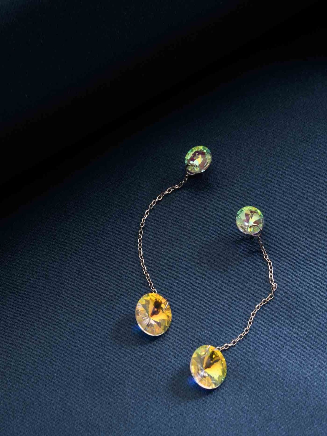 Gargi by P. N. Gadgil & Sons 925 Sterling Silver Artificial Stone Studded Drop Earrings
Gargi by P. N. Gadgil & Sons 925 Sterling Silver Artificial Stone Studded Drop Earrings