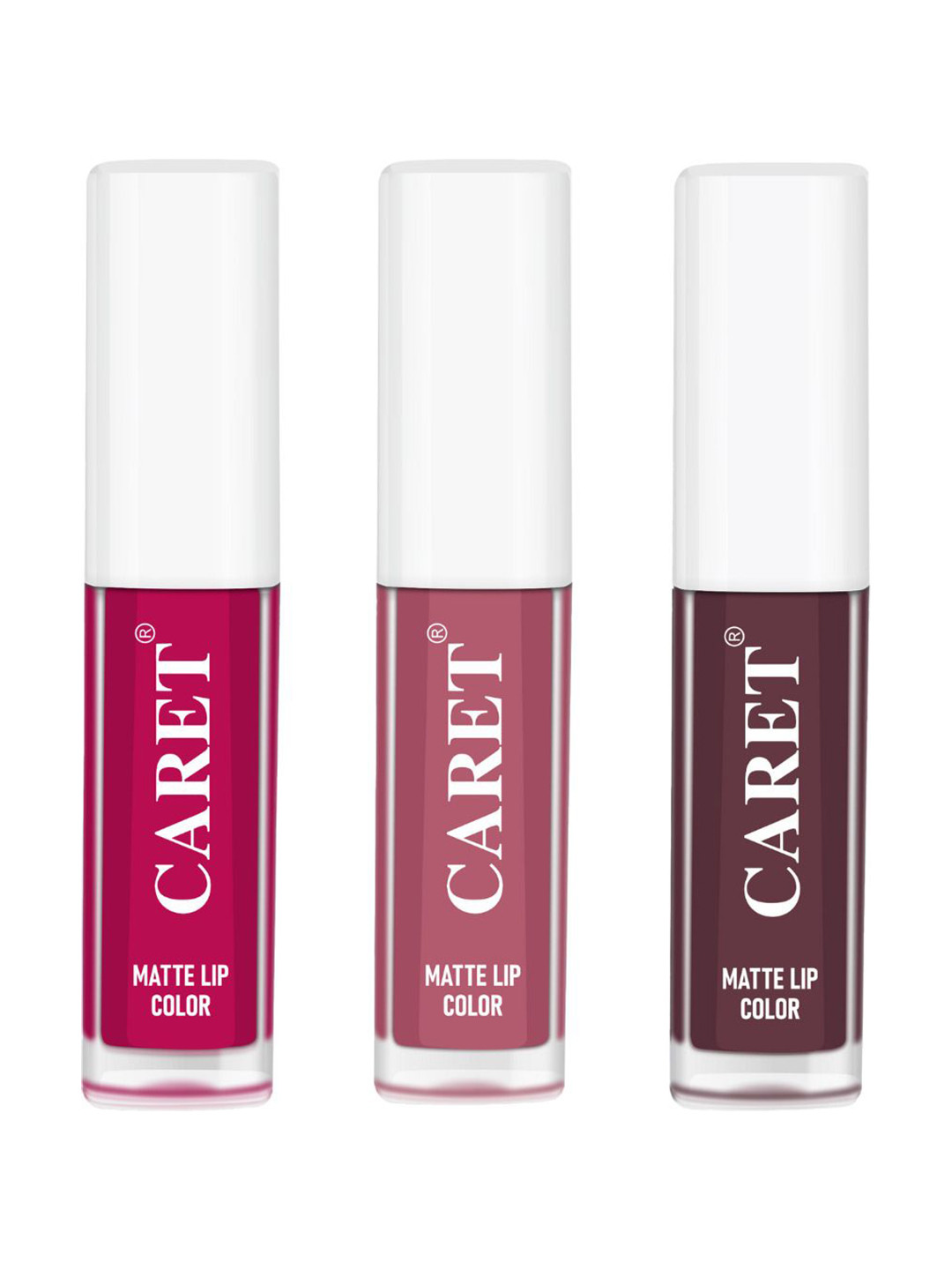 CARET ORGANIC Set Of 3 Waterproof Liquid Matte Lipsticks -2 ml Each -Shades -5 - 2 - 7, Pink
CARET ORGANIC Set Of 3 Waterproof Liquid Matte Lipsticks -2 ml Each -Shades -5 - 2 - 7, Pink