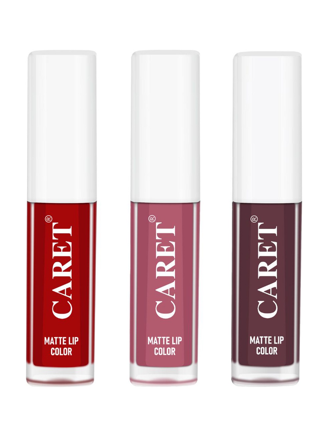 CARET ORGANIC Set Of 3 Super-Pigmented Liquid Matte Lipsticks - 2 ml Each - 3 - 2 - 7, Pink
CARET ORGANIC Set Of 3 Super-Pigmented Liquid Matte Lipsticks - 2 ml Each - 3 - 2 - 7, Pink