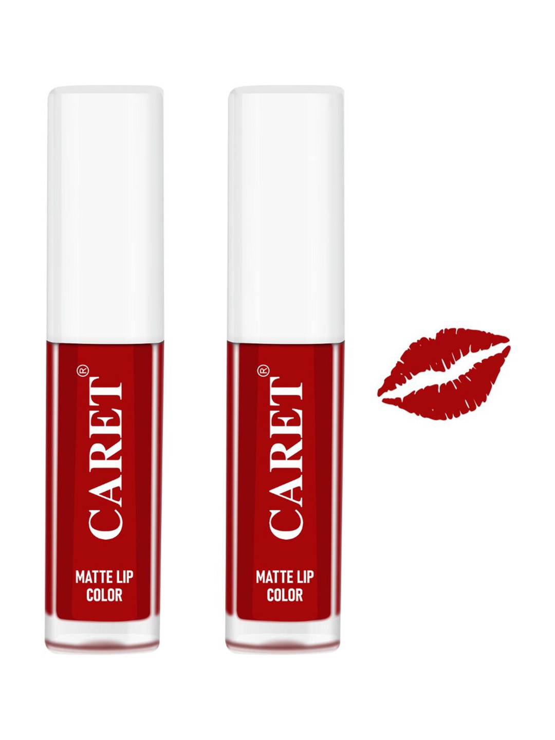 CARET ORGANIC Set Of 2 Super-Pigmented Liquid Matte Lipsticks - 2 ml Each - Red 3
CARET ORGANIC Set Of 2 Super-Pigmented Liquid Matte Lipsticks - 2 ml Each - Red 3