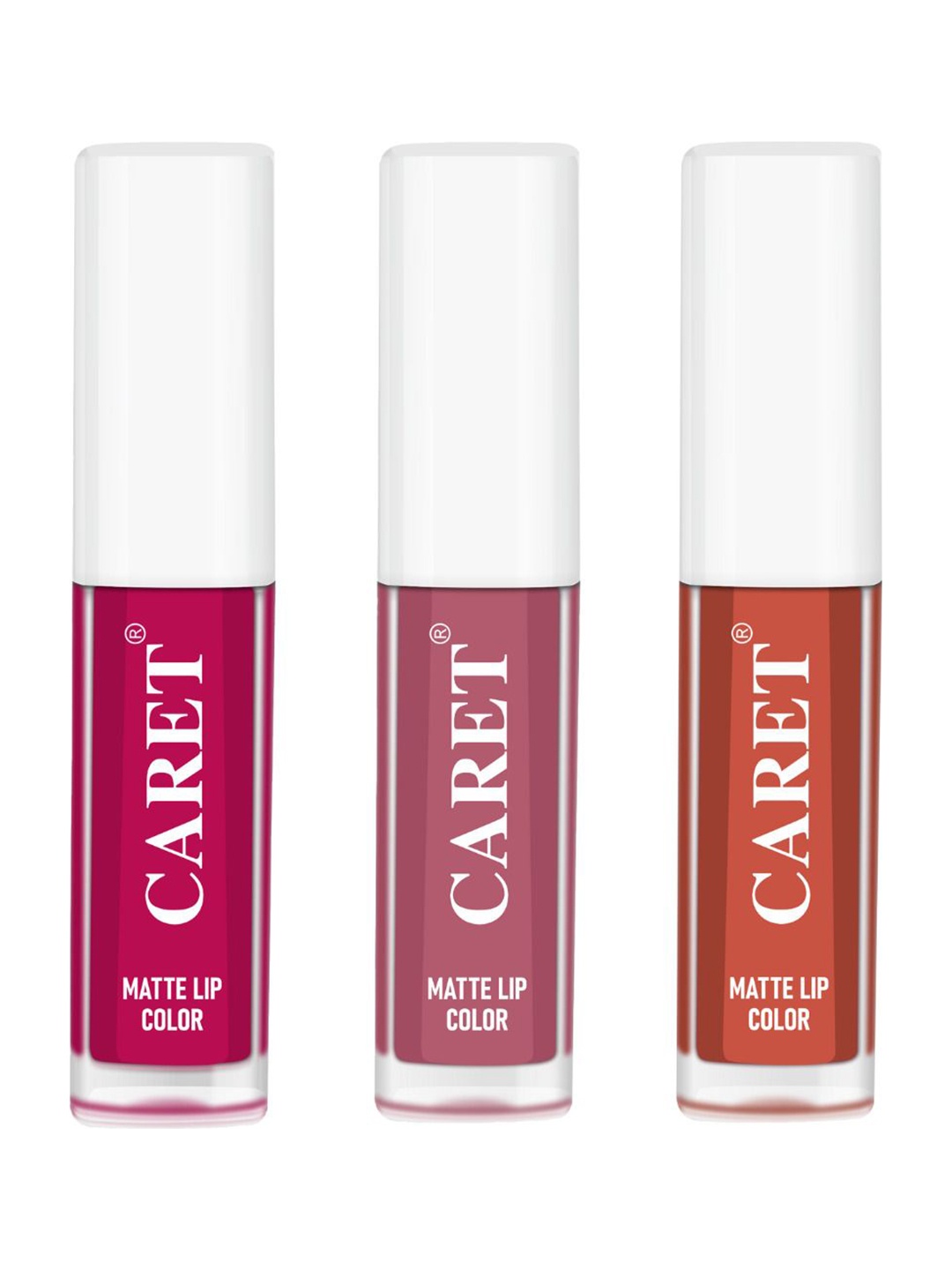CARET ORGANIC Set Of 3 Super-Pigmented Liquid Matte Lipsticks - 6 ml - 5 - 2 - 6, Pink
CARET ORGANIC Set Of 3 Super-Pigmented Liquid Matte Lipsticks - 6 ml - 5 - 2 - 6, Pink