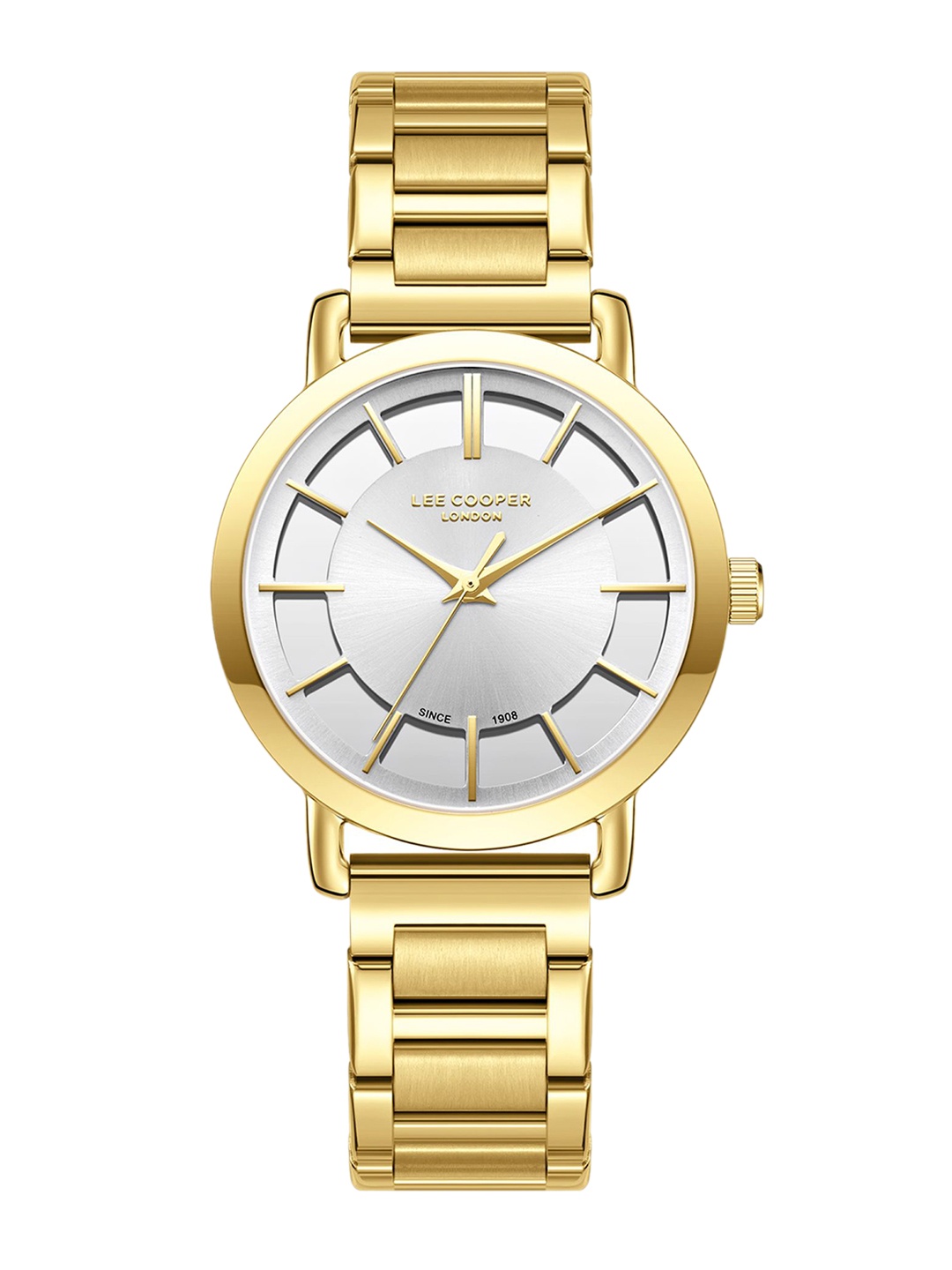Lee Cooper Women Brass Dial & Stainless Steel Bracelet Style Straps Analogue Watch LC08037.130, Silver
Lee Cooper Women Brass Dial & Stainless Steel Bracelet Style Straps Analogue Watch LC08037.130, Silver