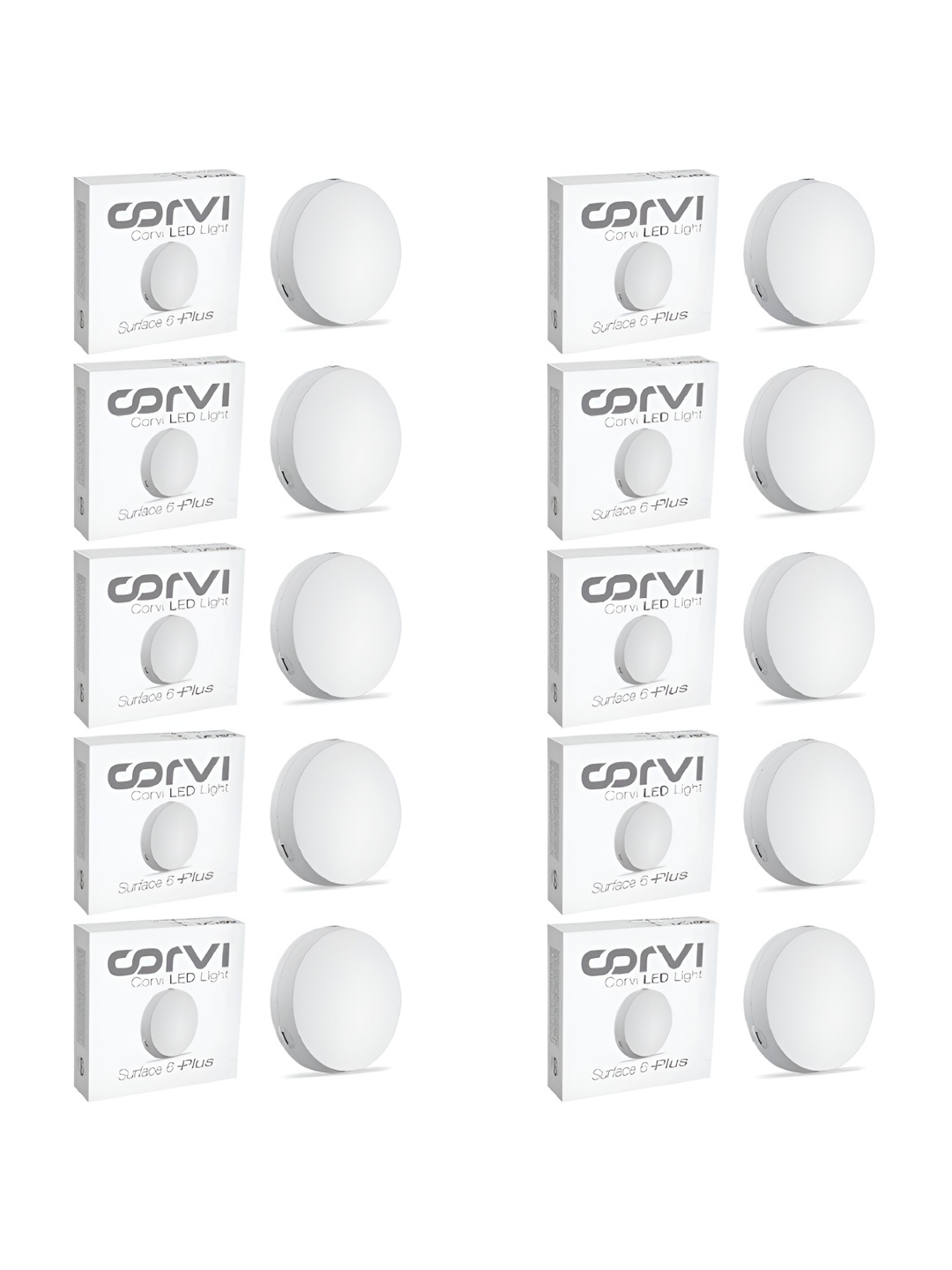 Corvi White 10 Pieces LED Surface 6 Round 15W Dimmable & Driverless Ceiling Panel Lights
Corvi White 10 Pieces LED Surface 6 Round 15W Dimmable & Driverless Ceiling Panel Lights