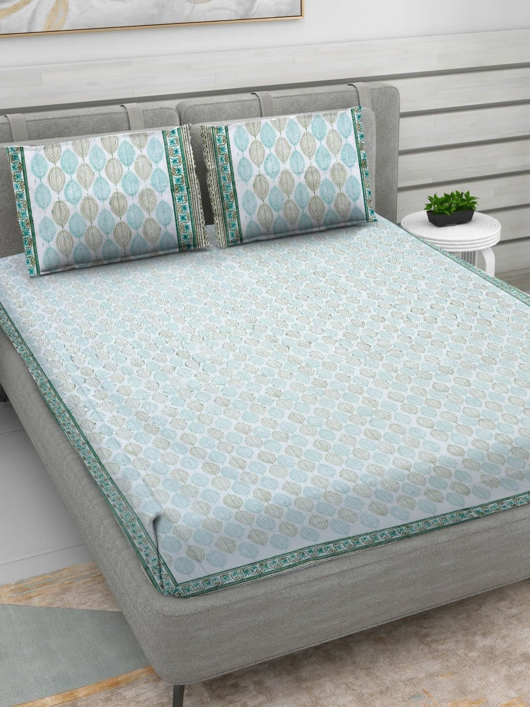 Myntra Elegant Homes RR Creations White Cotton 400 TC King Bedsheet Set 2.28 m x 2.74 m
Myntra Elegant Homes RR Creations White Cotton 400 TC King Bedsheet Set 2.28 m x 2.74 m