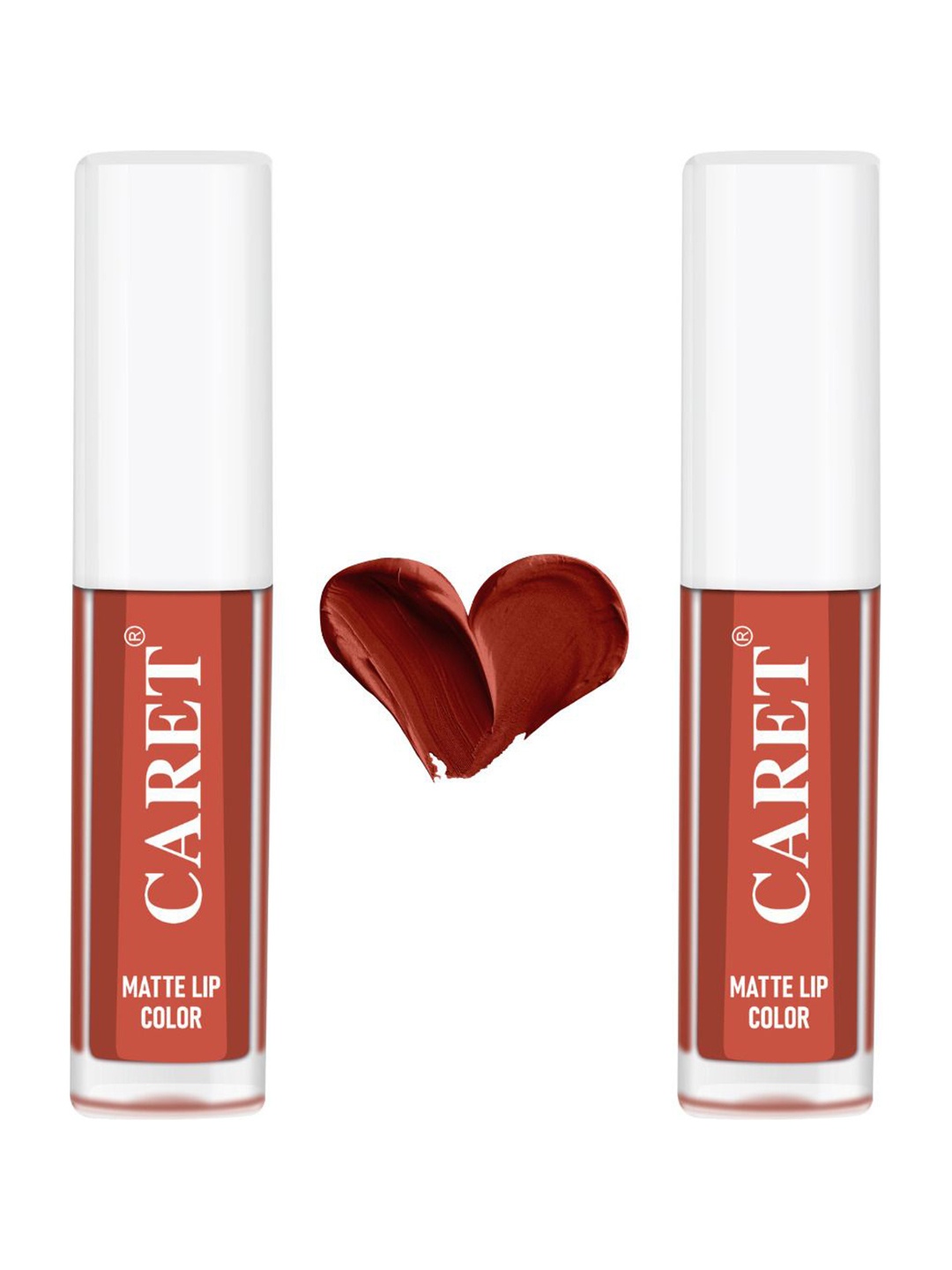 CARET ORGANIC Set Of 2 Super-Pigmented Quick Dry Liquid Matte Lipsticks - 2 ml - Nude 6
CARET ORGANIC Set Of 2 Super-Pigmented Quick Dry Liquid Matte Lipsticks - 2 ml - Nude 6