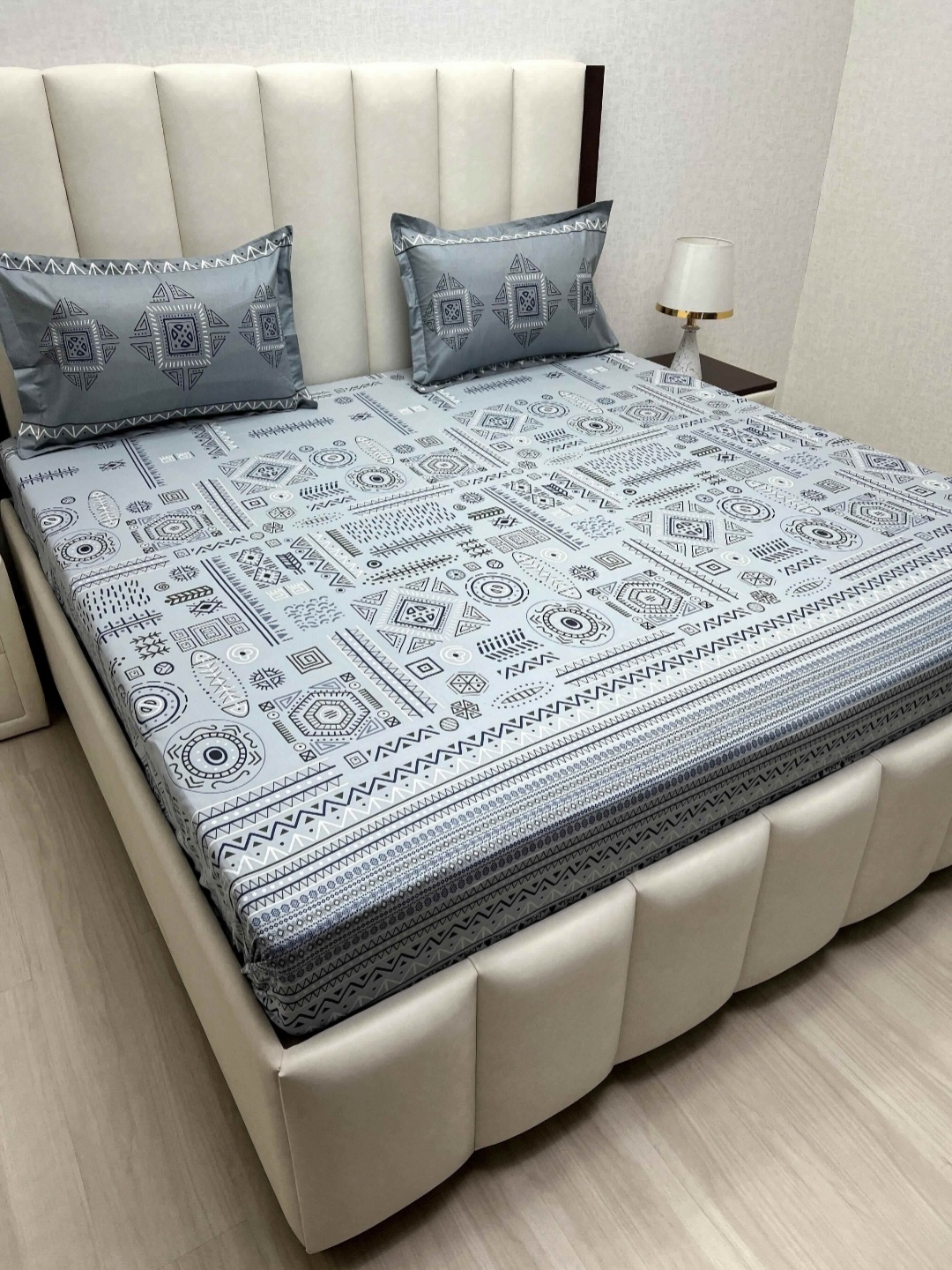 Pure Decor Cotton King Size Double Bed Bedsheet With 2 Pillow Covers 2.74m X 2.74m, Grey
Pure Decor Cotton King Size Double Bed Bedsheet With 2 Pillow Covers 2.74m X 2.74m, Grey