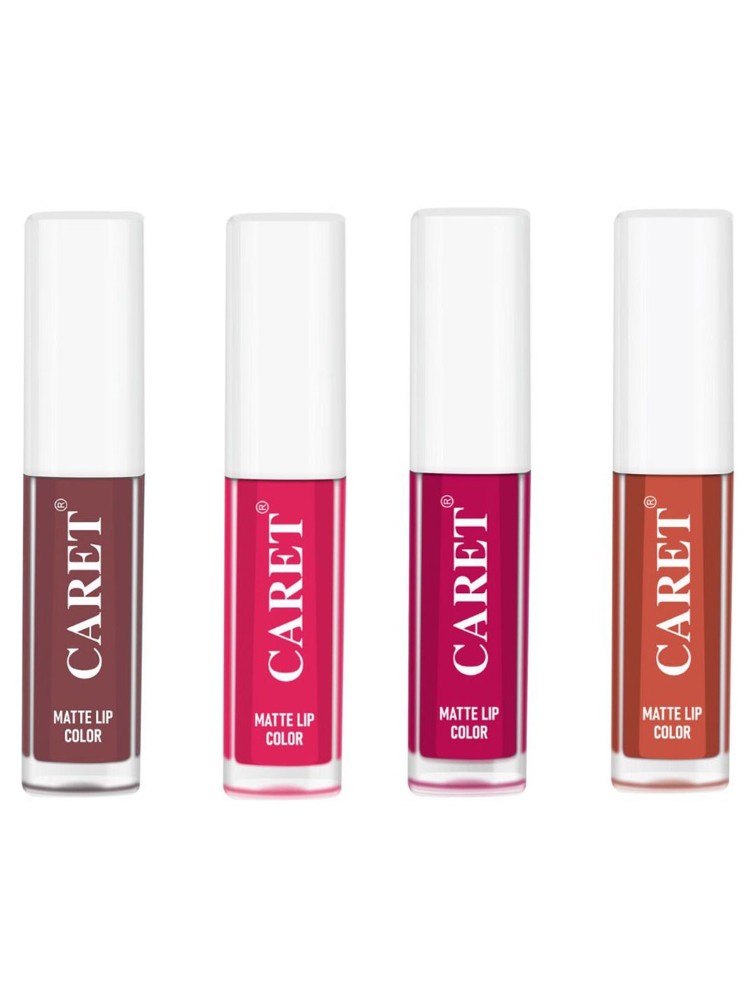 CARET ORGANIC Set Of 3 Super-Pigmented Liquid Matte Lipsticks - 8 ml - Shade 1-4-5-6, Pink
CARET ORGANIC Set Of 3 Super-Pigmented Liquid Matte Lipsticks - 8 ml - Shade 1-4-5-6, Pink