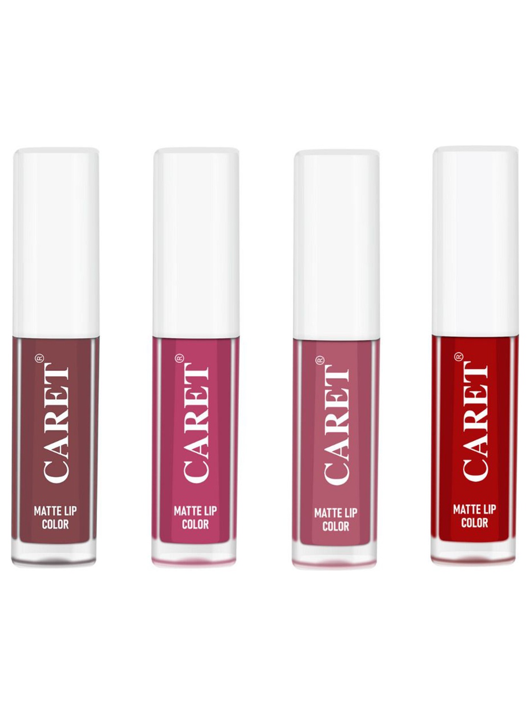 CARET ORGANIC Set Of 4 Super-Pigmented Liquid Matte Lipsticks - 2 ml Each - 1 - 8 - 2 - 3, Brown
CARET ORGANIC Set Of 4 Super-Pigmented Liquid Matte Lipsticks - 2 ml Each - 1 - 8 - 2 - 3, Brown