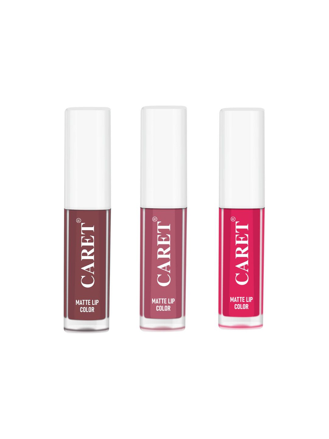 CARET ORGANIC Set Of 3 Super-Pigmented Liquid Matte Lipsticks - 2 ml Each - 1 - 2 - 4, Brown
CARET ORGANIC Set Of 3 Super-Pigmented Liquid Matte Lipsticks - 2 ml Each - 1 - 2 - 4, Brown