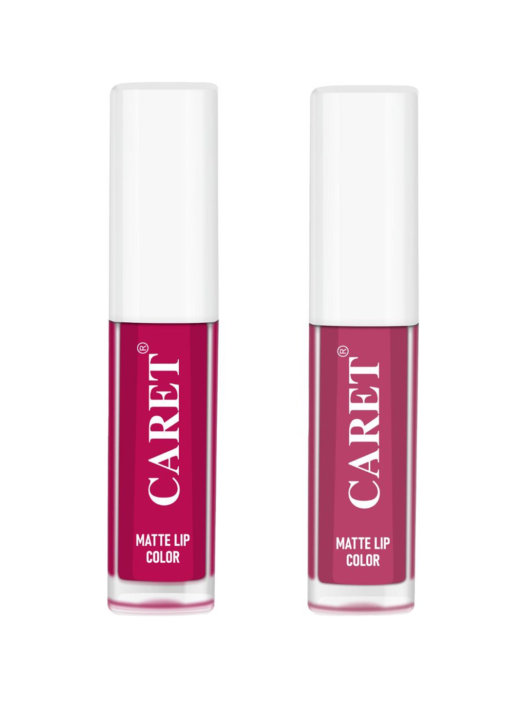 CARET ORGANIC Set Of 2 Super-Pigmented Liquid Matte Lipsticks - 2 ml Each - 5 - 8, Pink
CARET ORGANIC Set Of 2 Super-Pigmented Liquid Matte Lipsticks - 2 ml Each - 5 - 8, Pink
