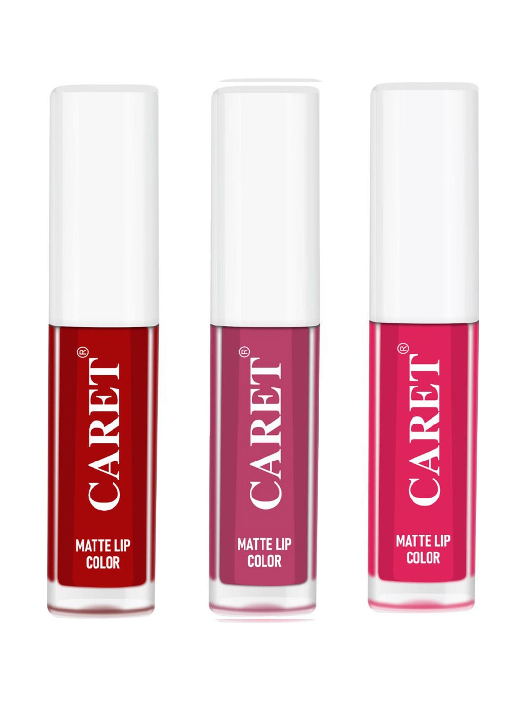 CARET ORGANIC Set Of 3 Super-Pigmented Liquid Matte Lipsticks - 2 ml Each - 3 -8 -4, Red
CARET ORGANIC Set Of 3 Super-Pigmented Liquid Matte Lipsticks - 2 ml Each - 3 -8 -4, Red