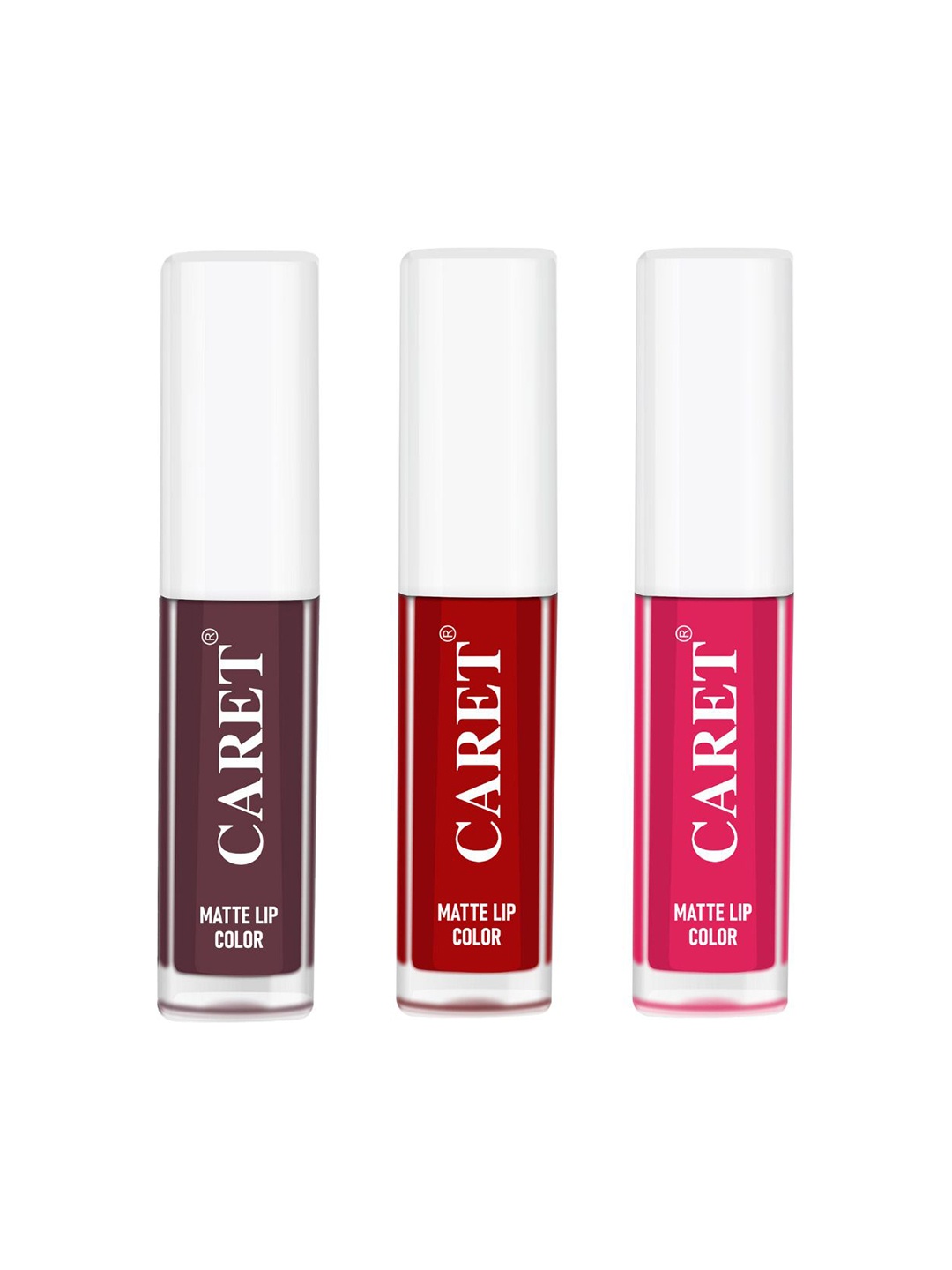 CARET ORGANIC Set Of 3 Super-Pigmented Liquid Matte Lipsticks - 6 ml - 7 - 3 - 4, Red
CARET ORGANIC Set Of 3 Super-Pigmented Liquid Matte Lipsticks - 6 ml - 7 - 3 - 4, Red