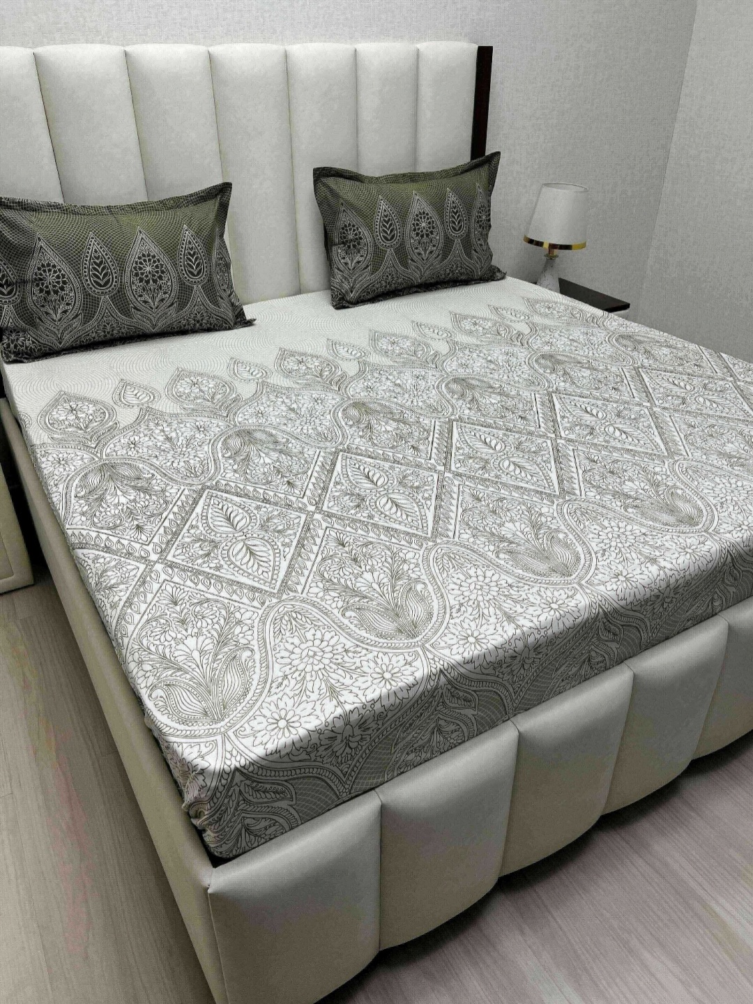 Pure Decor Cotton King Size Double Bed Bedsheet With 2 Pillow Covers 2.74m X 2.74m, White
Pure Decor Cotton King Size Double Bed Bedsheet With 2 Pillow Covers 2.74m X 2.74m, White