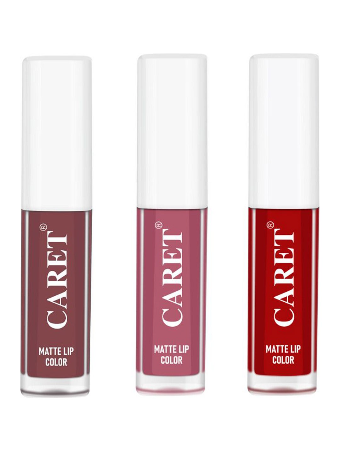 CARET ORGANIC Set Of 3 Super-Pigmented Liquid Matte Lipsticks - 6 ml - 1 - 2 - 3, Brown
CARET ORGANIC Set Of 3 Super-Pigmented Liquid Matte Lipsticks - 6 ml - 1 - 2 - 3, Brown