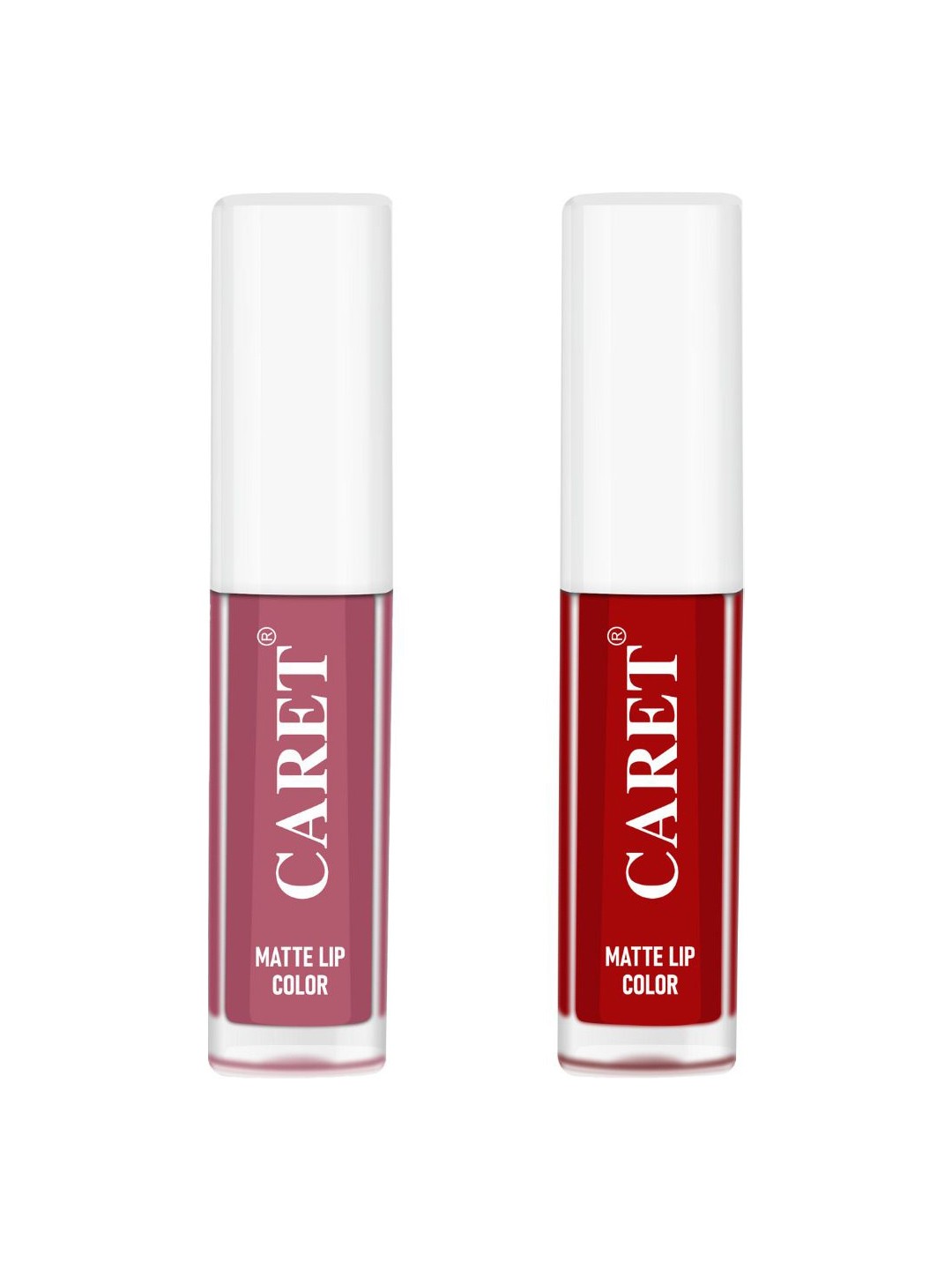 CARET ORGANIC Set Of 2 Super-Pigmented Liquid Matte Lipsticks - 2 ml Each - 2 - 3, Red
CARET ORGANIC Set Of 2 Super-Pigmented Liquid Matte Lipsticks - 2 ml Each - 2 - 3, Red