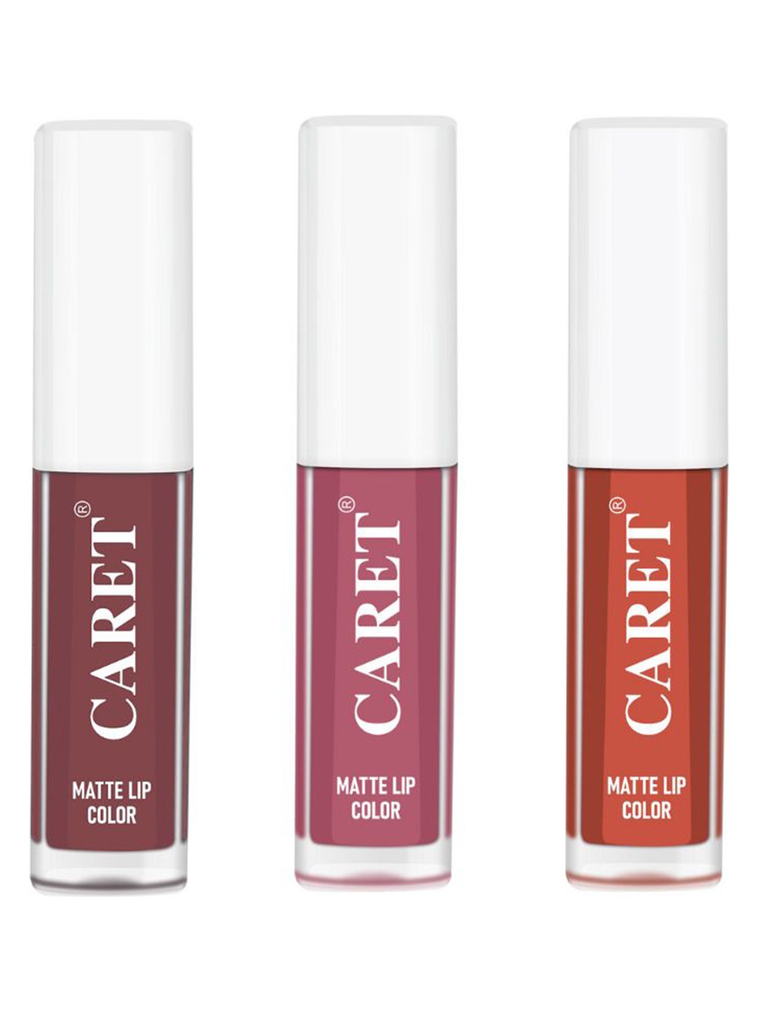 CARET ORGANIC Set Of 3 Super-Pigmented Liquid Matte Lipsticks - 2 ml Each - 1 - 2 - 6, Brown
CARET ORGANIC Set Of 3 Super-Pigmented Liquid Matte Lipsticks - 2 ml Each - 1 - 2 - 6, Brown