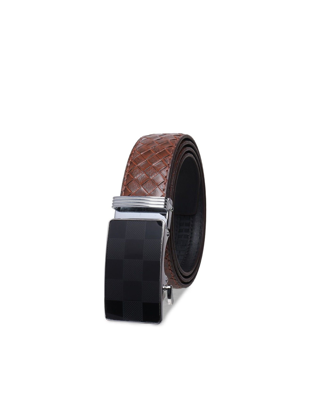 Provogue Men Woven Design Wide Belt, Brown
Provogue Men Woven Design Wide Belt, Brown