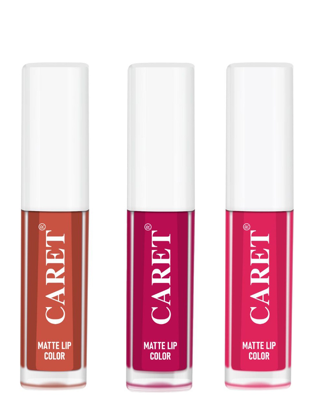 CARET ORGANIC Set Of 3 Super-Pigmented Liquid Matte Lipsticks - 2 ml Each - 6 - 5 - 4, Nude
CARET ORGANIC Set Of 3 Super-Pigmented Liquid Matte Lipsticks - 2 ml Each - 6 - 5 - 4, Nude
