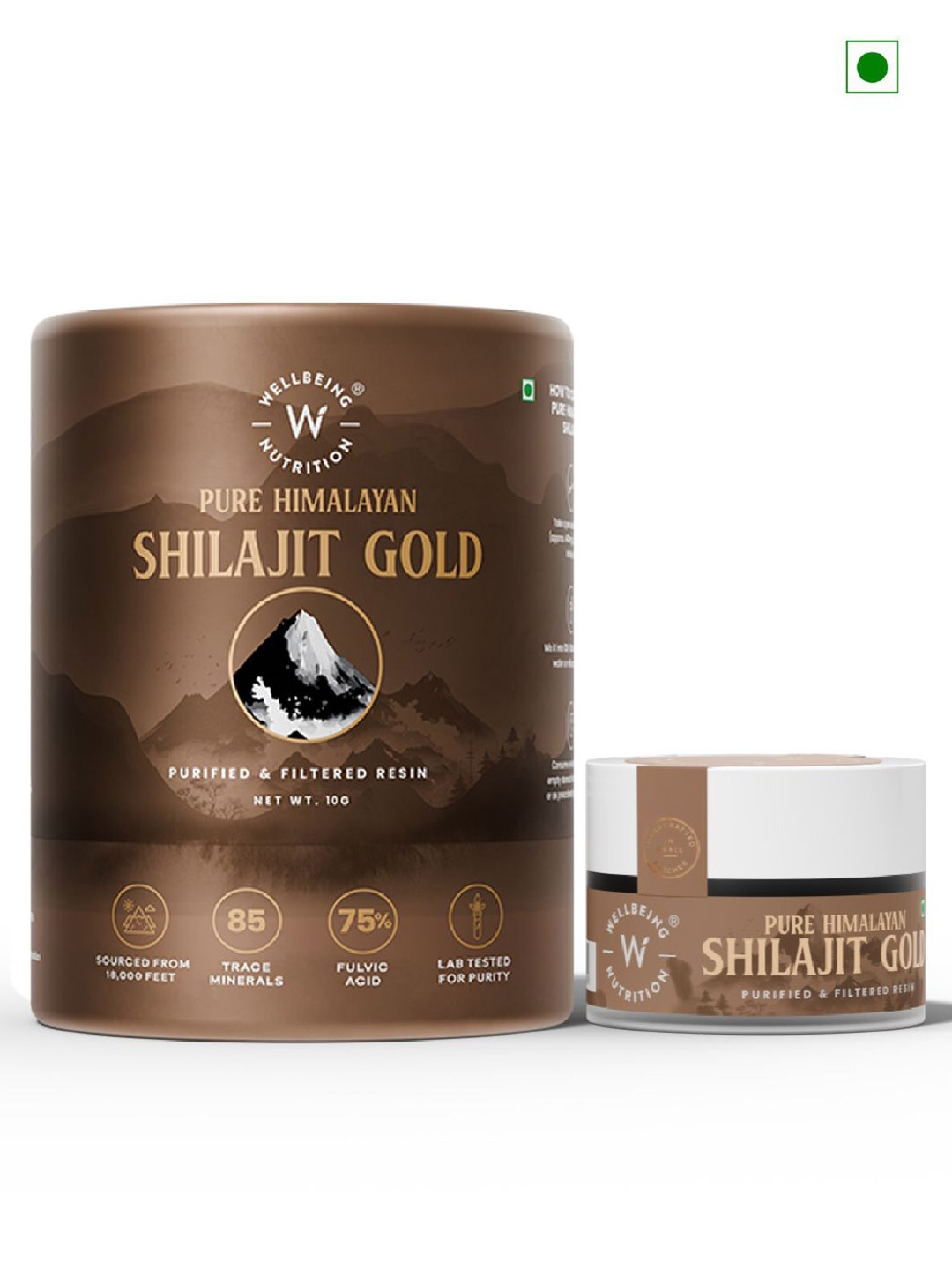 Wellbeing Nutrition Pure Himalayan Shilajit Gold Filtered & Purified Resin - 10g, Brown
Wellbeing Nutrition Pure Himalayan Shilajit Gold Filtered & Purified Resin - 10g, Brown