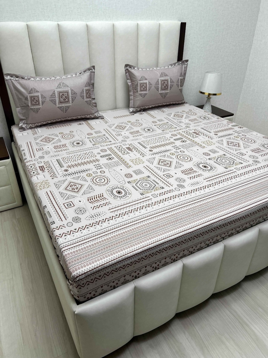 Pure Decor Cotton King Size Double Bed Bedsheet With 2 Pillow Covers 2.74m X 2.74m, White
Pure Decor Cotton King Size Double Bed Bedsheet With 2 Pillow Covers 2.74m X 2.74m, White