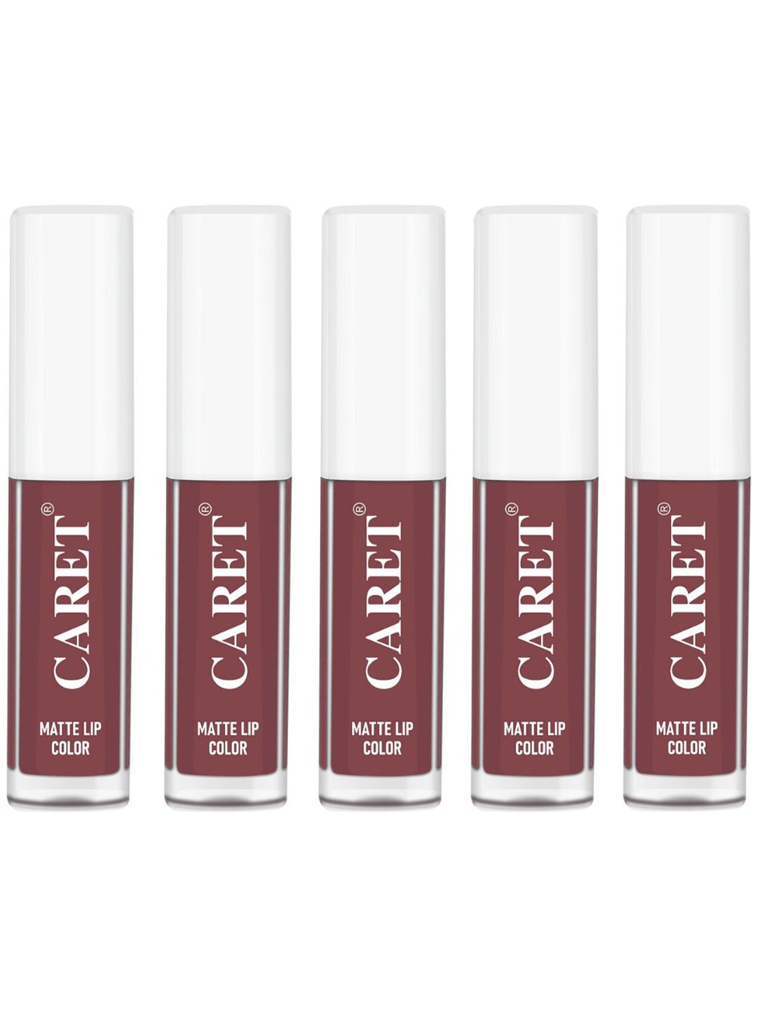 CARET ORGANIC Set Of 5 Super-Pigmented Liquid Matte Lipsticks - 10 ml - 1, Brown
CARET ORGANIC Set Of 5 Super-Pigmented Liquid Matte Lipsticks - 10 ml - 1, Brown