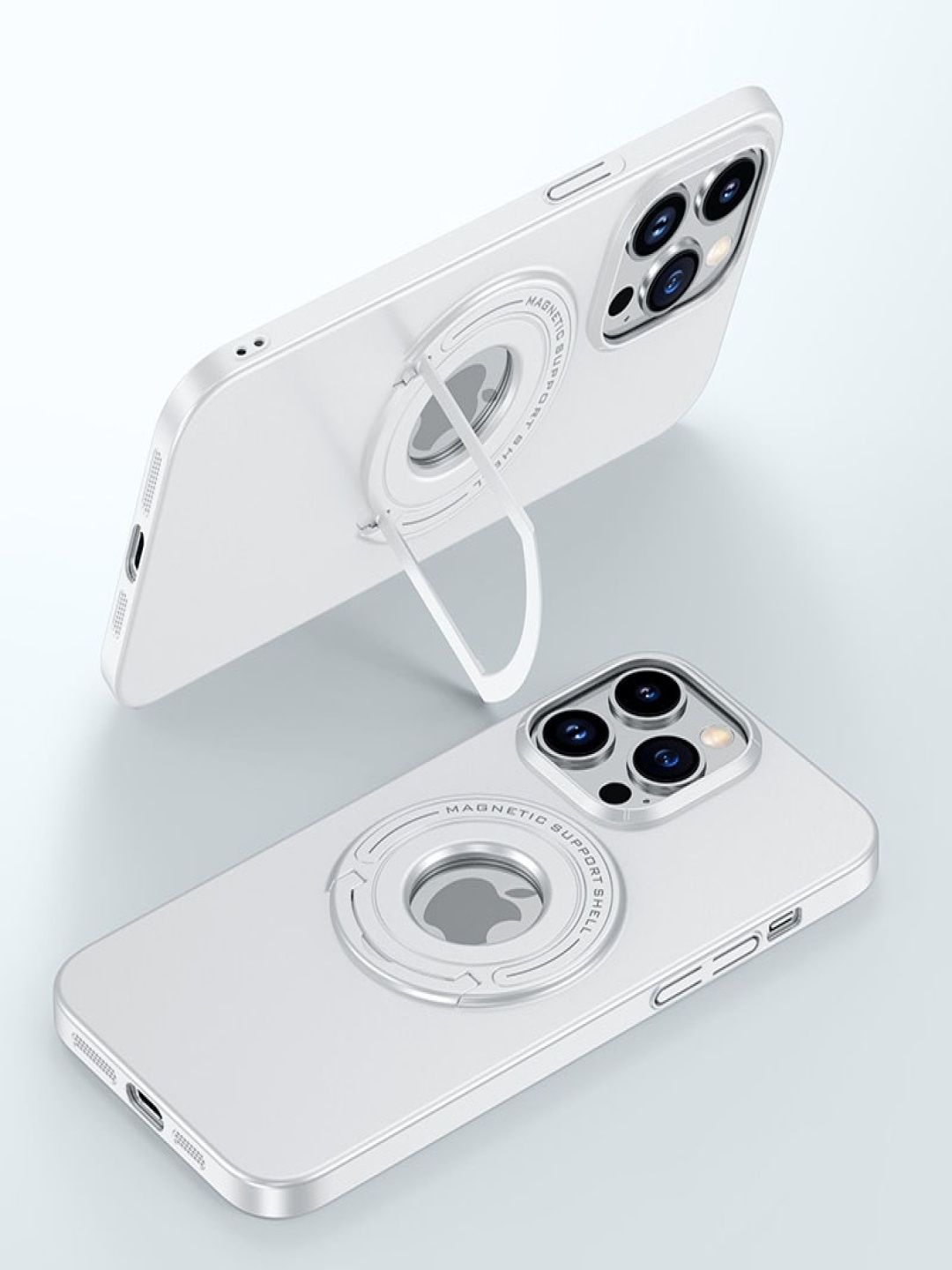 Luxury Kase Solid iPhone 16 Pro Metal Stand Ring Holder Shell Compatible Back Case, White
Luxury Kase Solid iPhone 16 Pro Metal Stand Ring Holder Shell Compatible Back Case, White