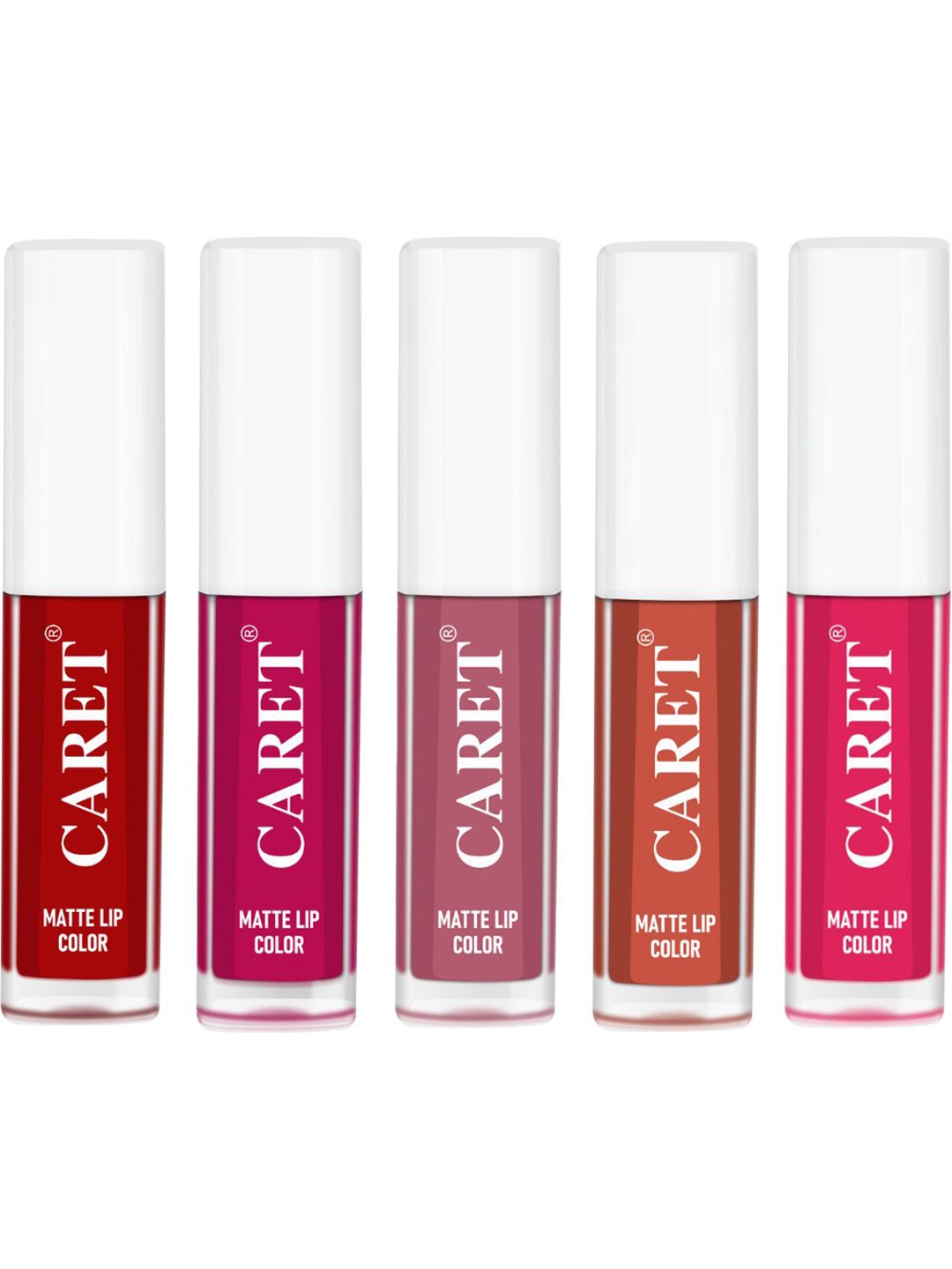 CARET ORGANIC Set Of 5 Liquid Matte Lipsticks -2 ml- Red-Bold Pink-Nude-Nude Pink-Maroon
CARET ORGANIC Set Of 5 Liquid Matte Lipsticks -2 ml- Red-Bold Pink-Nude-Nude Pink-Maroon