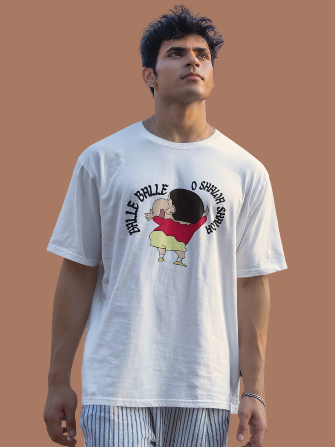Broke Memers Men Graphic Printed Round Neck Cotton Oversized T-shirt, Off white
Broke Memers Men Graphic Printed Round Neck Cotton Oversized T-shirt, Off white