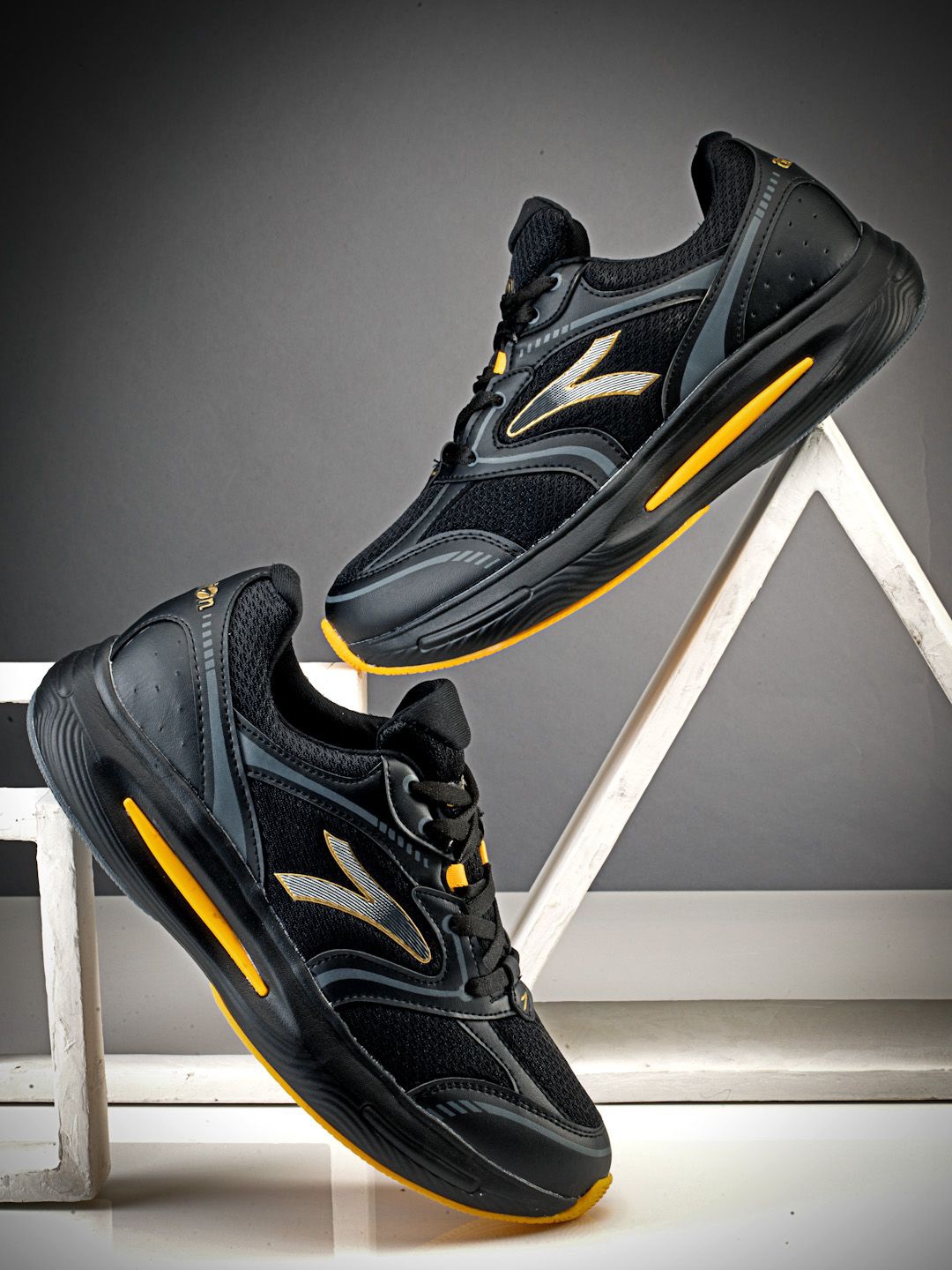 Action BULLET 212 Men Breathable Sports Running Shoes With Abzorb Technology, Black
Action BULLET 212 Men Breathable Sports Running Shoes With Abzorb Technology, Black