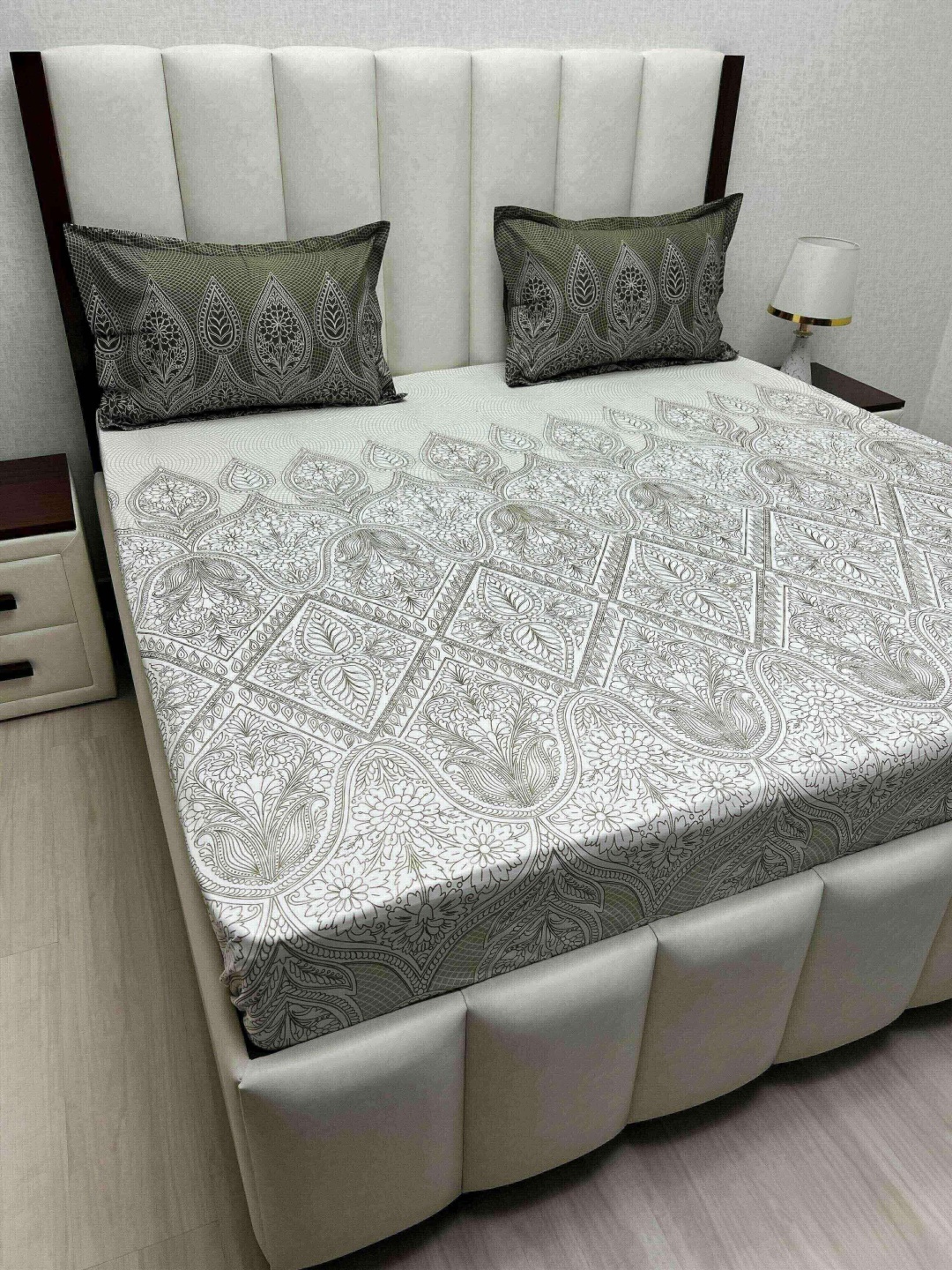 Pure Decor Cotton King Size Double Bed Bedsheet With 2 Pillow Covers 2.74m X 2.74m, White
Pure Decor Cotton King Size Double Bed Bedsheet With 2 Pillow Covers 2.74m X 2.74m, White