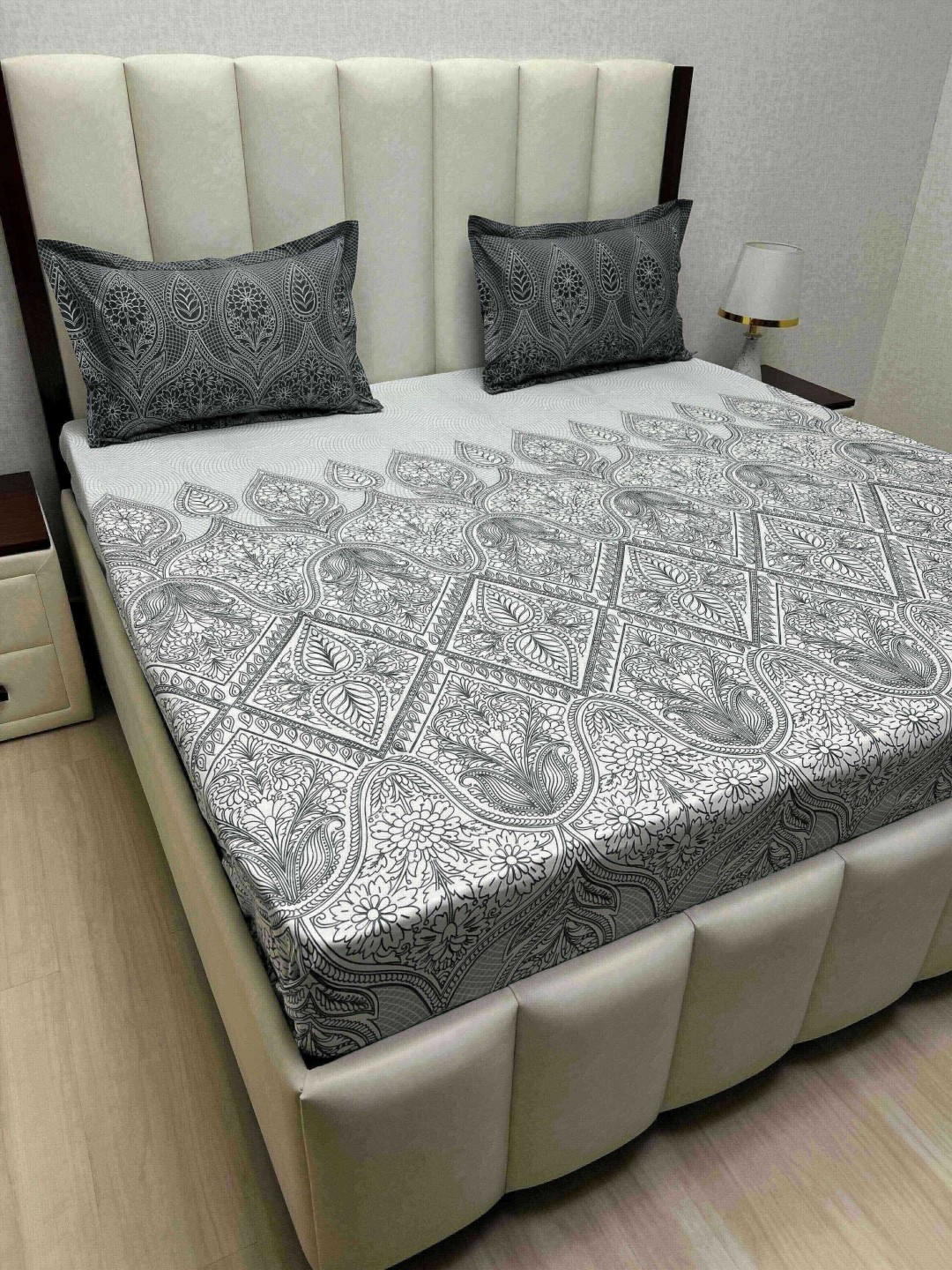 Pure Decor Cotton King Size Double Bed Bedsheet With 2 Pillow Covers 2.74m X 2.74m, White
Pure Decor Cotton King Size Double Bed Bedsheet With 2 Pillow Covers 2.74m X 2.74m, White