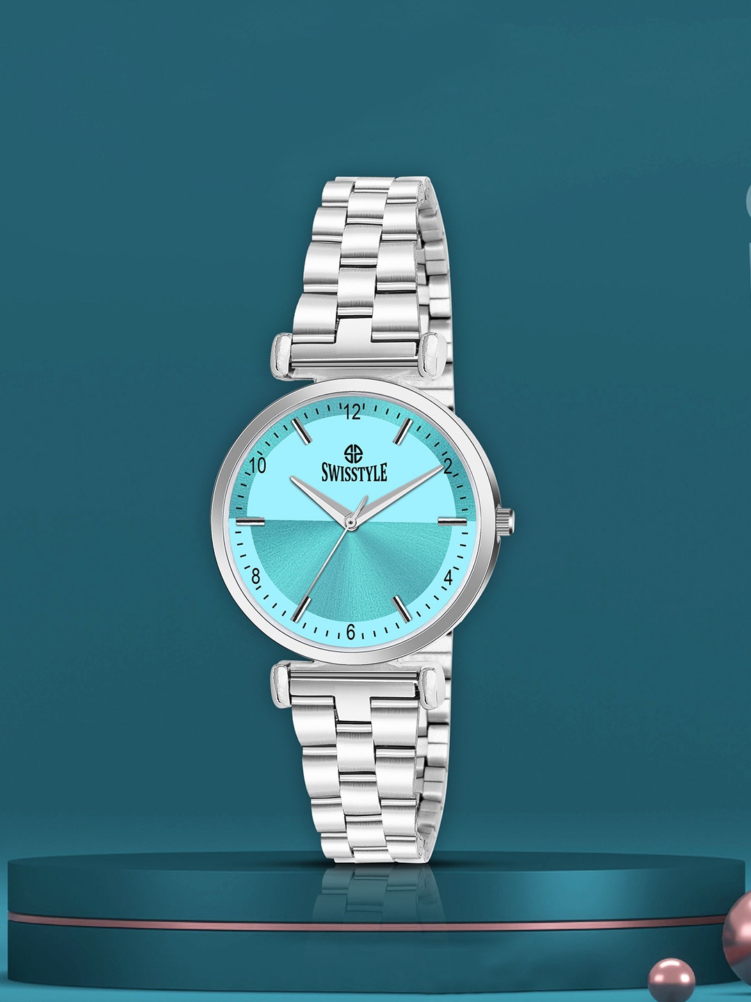 SWISSTYLE Women Brass Dial & Stainless Steel Straps Analogue Watch SS-LR018-LGBL-CH, Blue
SWISSTYLE Women Brass Dial & Stainless Steel Straps Analogue Watch SS-LR018-LGBL-CH, Blue