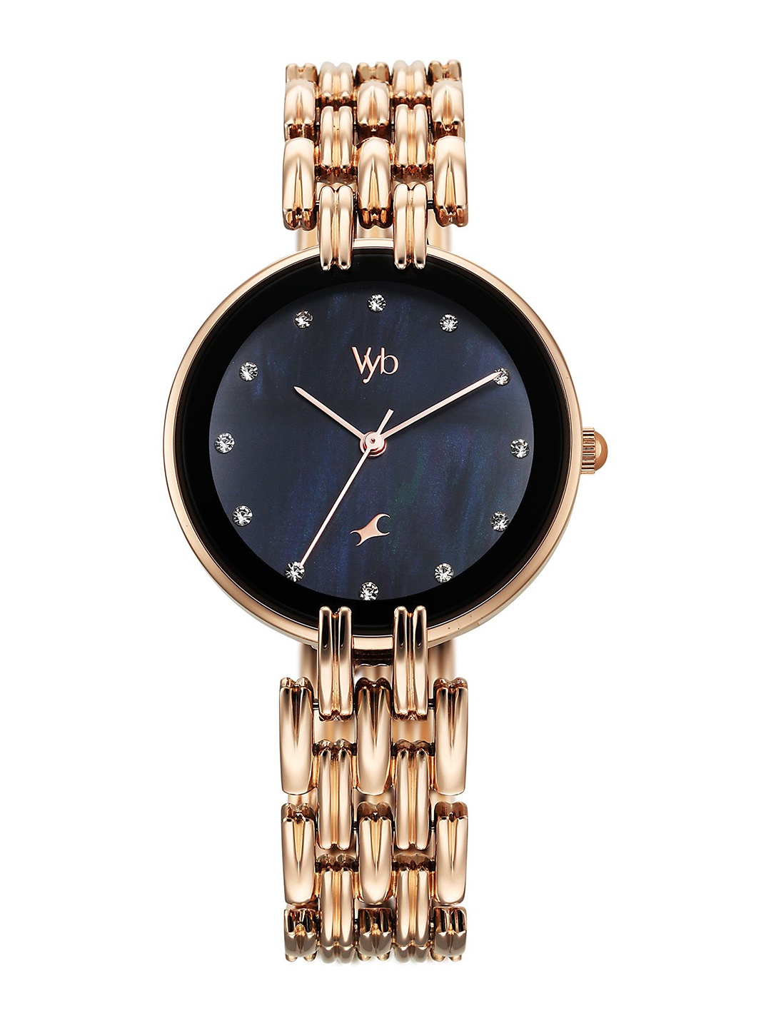 Fastrack Women Embellished Dial & Bracelet Style Straps Analogue Watch FV60072WM01, Blue
Fastrack Women Embellished Dial & Bracelet Style Straps Analogue Watch FV60072WM01, Blue