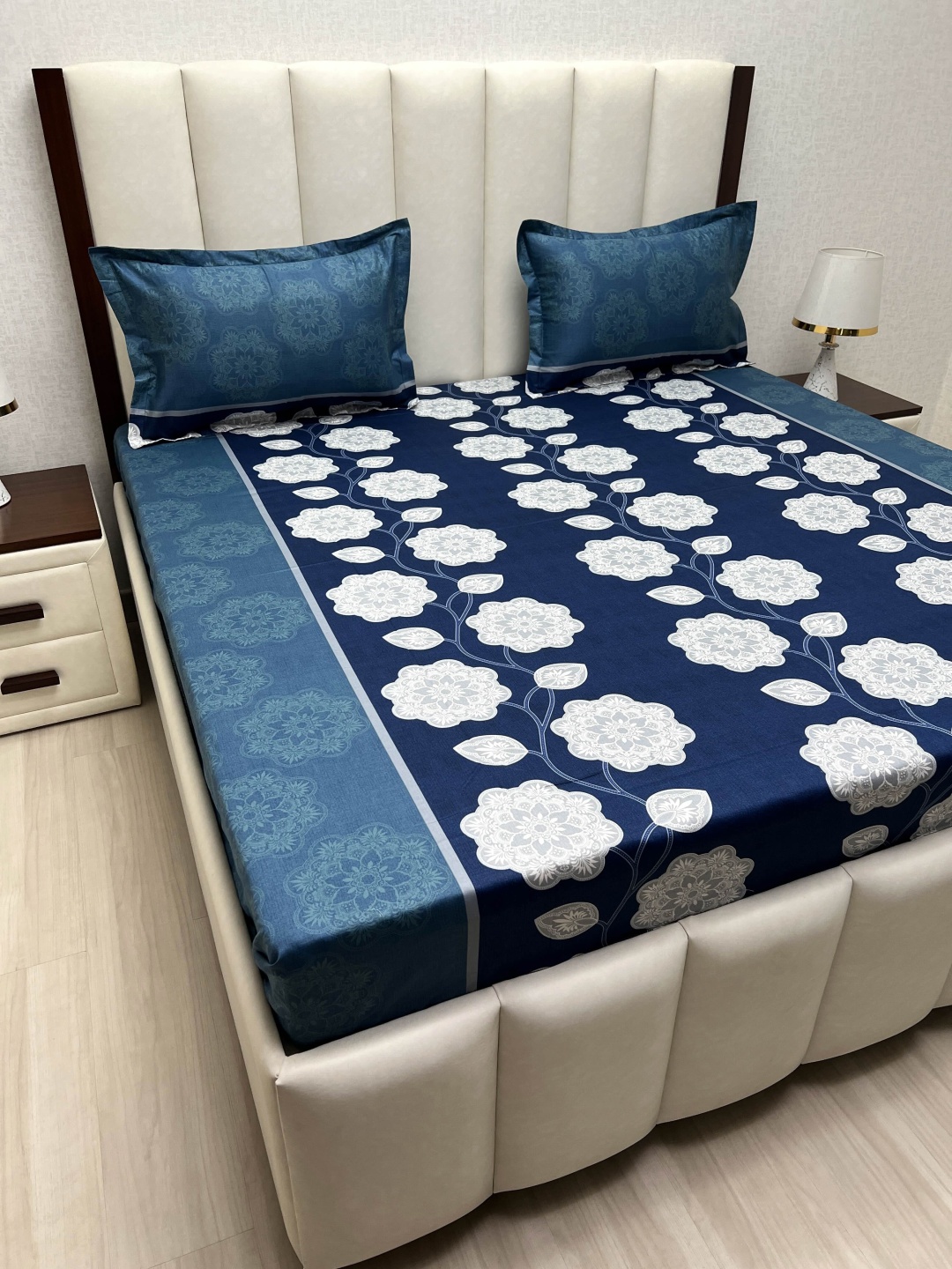 Pure Decor Passion Fur Blue Printed Pure Cotton 260TC Queen Bedsheet Set 2.28 m x 2.54 m
Pure Decor Passion Fur Blue Printed Pure Cotton 260TC Queen Bedsheet Set 2.28 m x 2.54 m