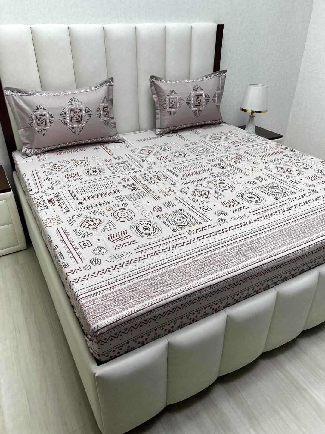 Pure Decor Cotton King Size Double Bed Bedsheet With 2 Pillow Covers 2.74m X 2.74m, Brown
Pure Decor Cotton King Size Double Bed Bedsheet With 2 Pillow Covers 2.74m X 2.74m, Brown