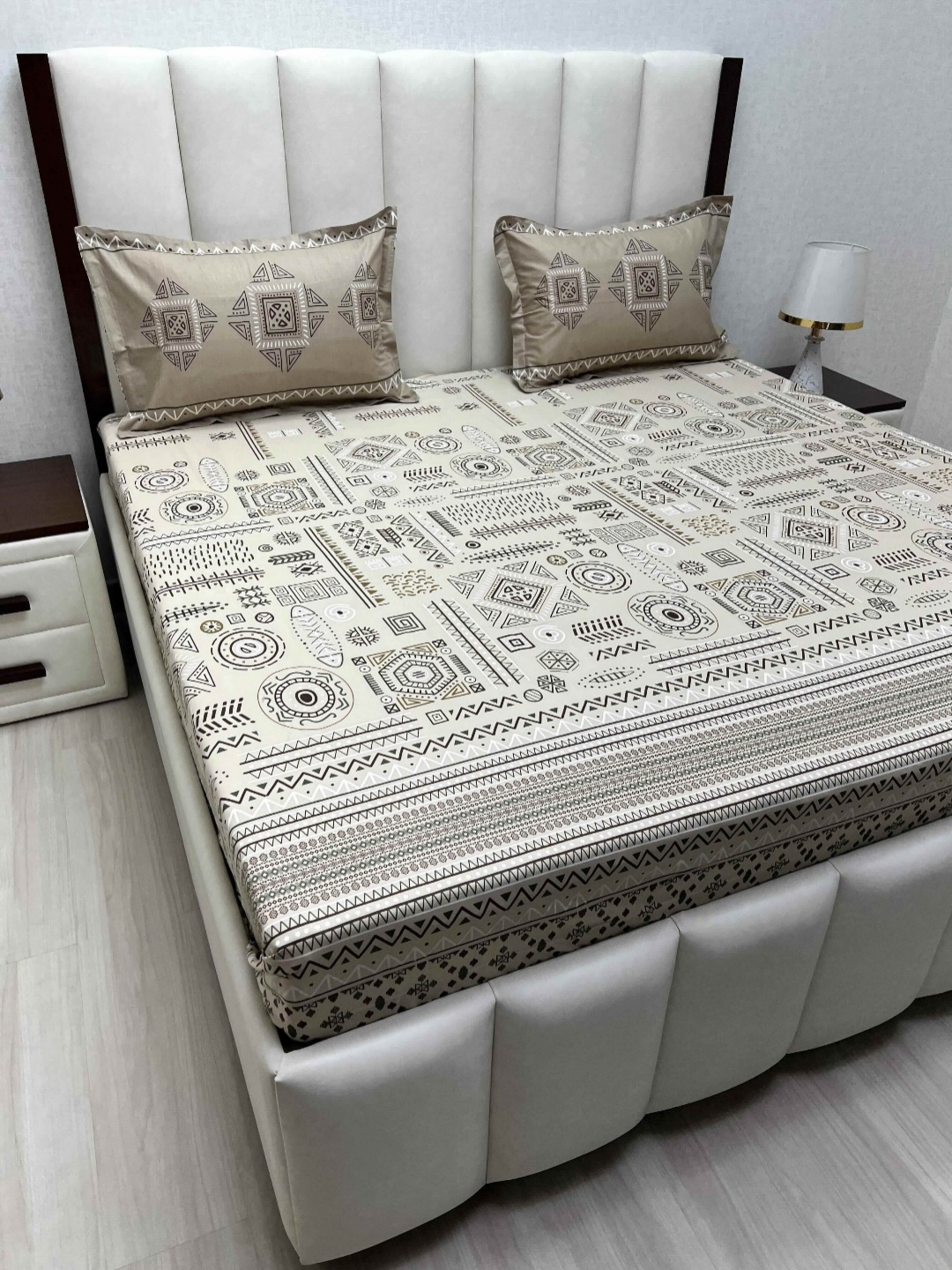 Pure Decor Cotton King Size Double Bed Bedsheet With 2 Pillow Covers 2.74m X 2.74m, Brown
Pure Decor Cotton King Size Double Bed Bedsheet With 2 Pillow Covers 2.74m X 2.74m, Brown