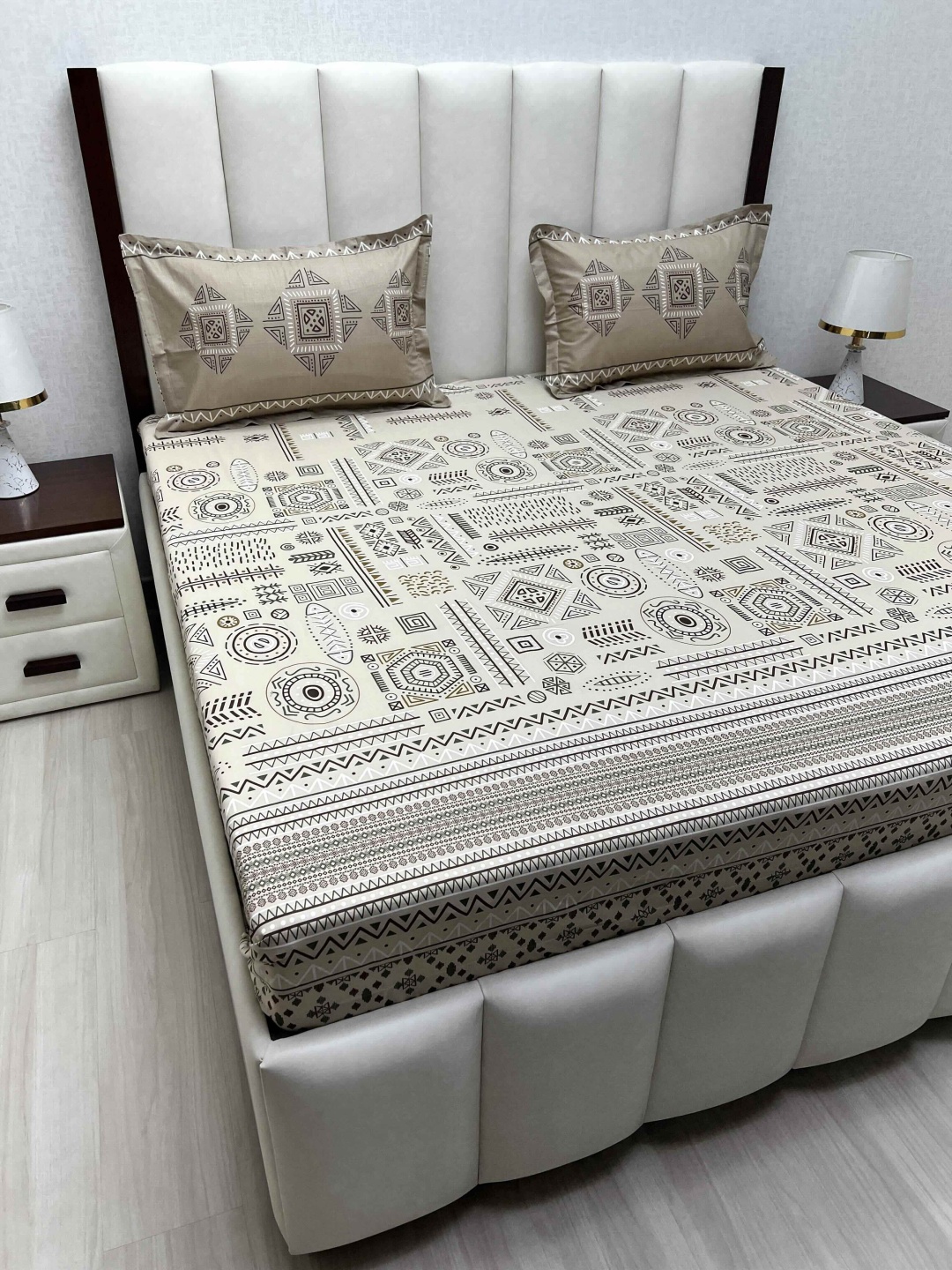 Pure Decor Cotton King Size Double Bed Bedsheet With 2 Pillow Covers 2.74m X 2.74m, Brown
Pure Decor Cotton King Size Double Bed Bedsheet With 2 Pillow Covers 2.74m X 2.74m, Brown