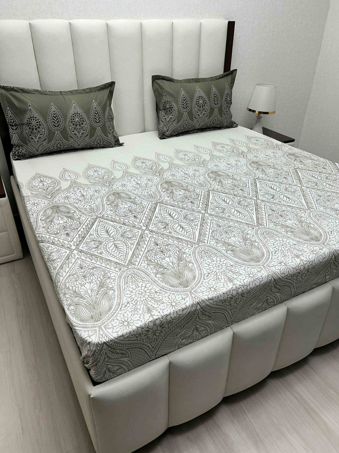 Pure Decor Cotton King Size Double Bed Bedsheet With 2 Pillow Covers 2.74m X 2.74m, White
Pure Decor Cotton King Size Double Bed Bedsheet With 2 Pillow Covers 2.74m X 2.74m, White