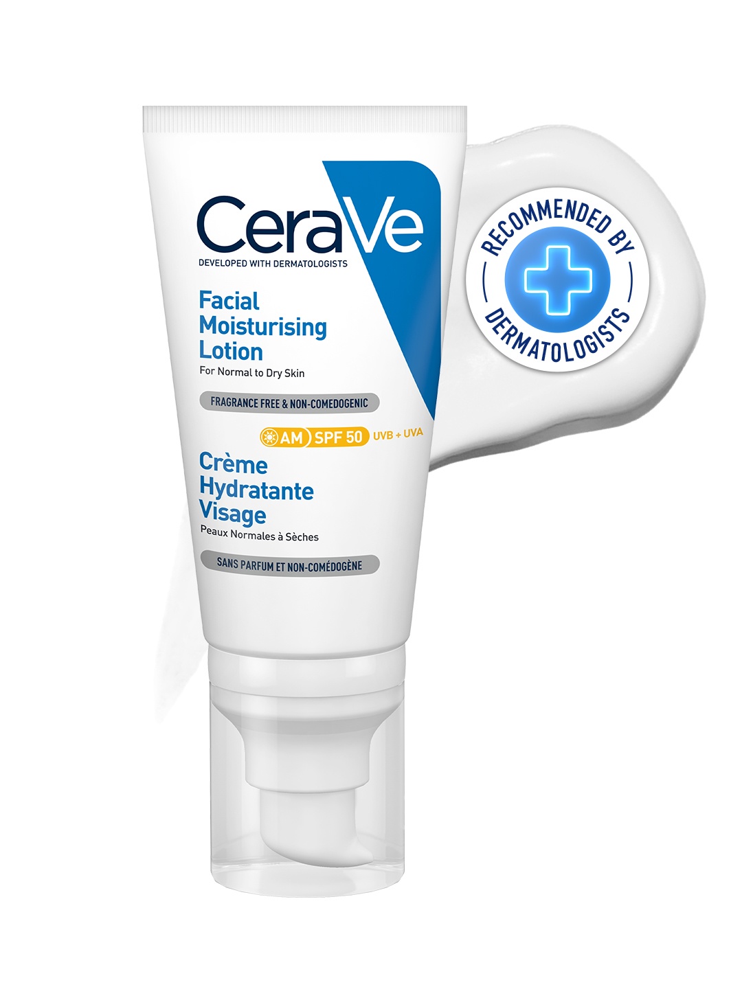 CeraVe AM Facial Moisturizing Lotion With Sunscreen SPF 50 & Ceramides - 52ml, White
CeraVe AM Facial Moisturizing Lotion With Sunscreen SPF 50 & Ceramides - 52ml, White